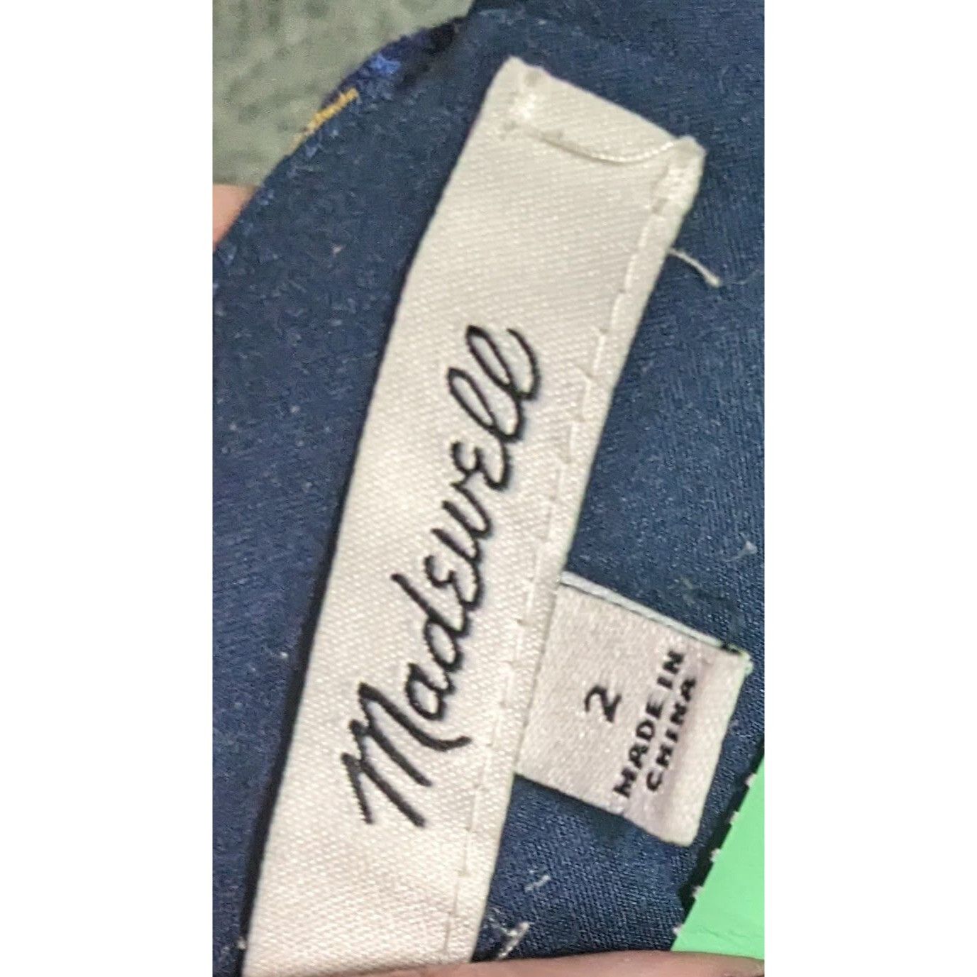 Madewell Madewell Blue Floral Cottagecore A-Line Mini Skirt Size 26" / US 2 / IT 38 - 13 Thumbnail