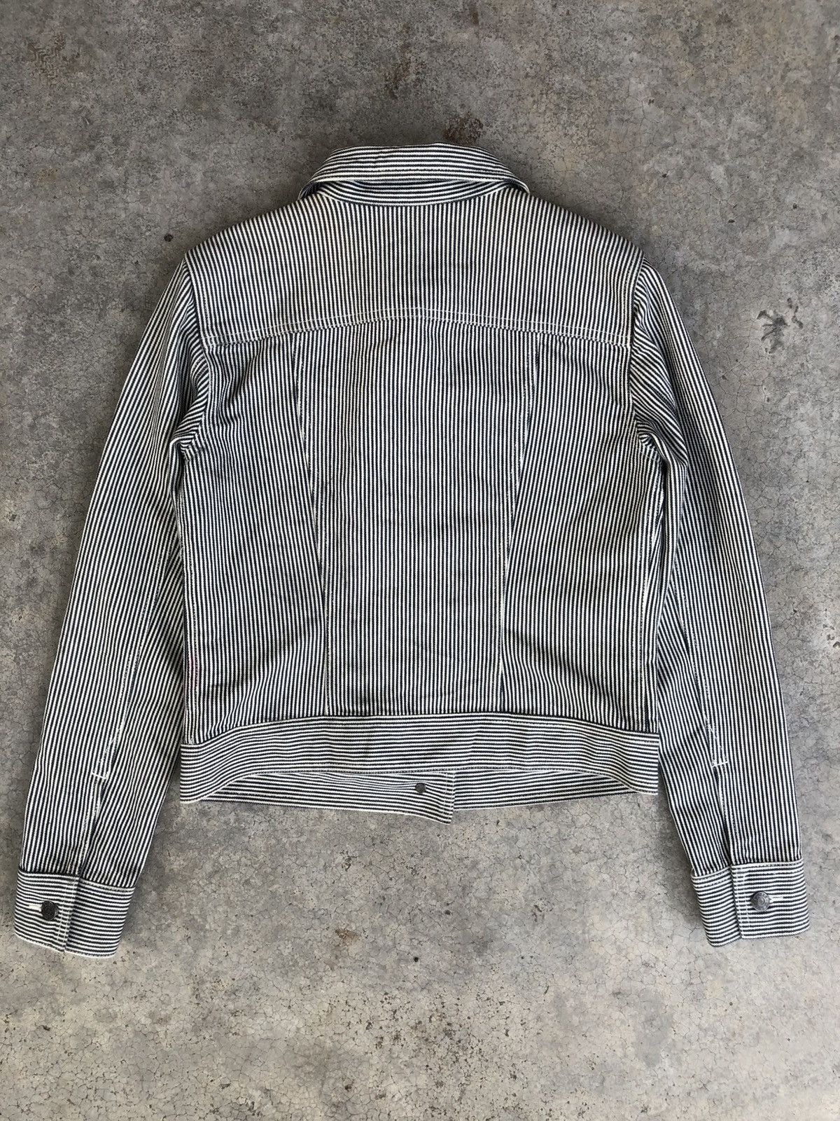 Lauren Ralph Lauren LRL Ralph Lauren Hickory Stripe Denim Jacket Size US S / EU 44-46 / 1 - 2 Thumbnail