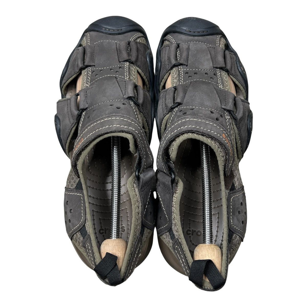 Crocs Crocs Swiftwater Leather Gorpcore Sandals Brown M13 28,5 cm Size US 11.5 / EU 44-45 - 3 Thumbnail