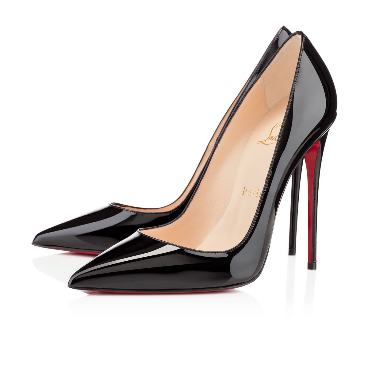 Christian Louboutin So Kate 120 Pumps - Classic Black Patent Leather Size US 6.5 / IT 36.5 - 4 Thumbnail