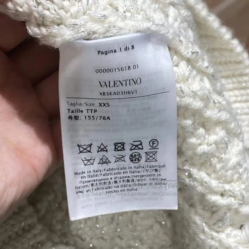 Valentino Valentino Ivory Wool Cardigan for Women . Size S / US 4 / IT 40 - 4 Thumbnail