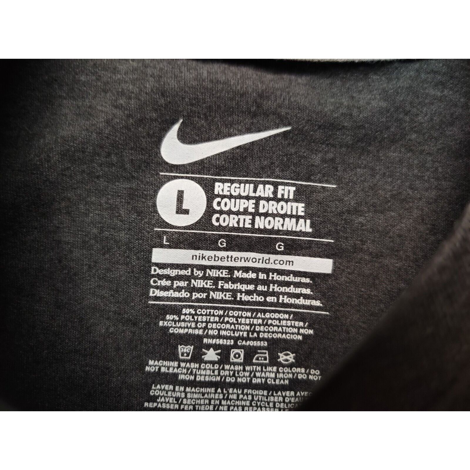 Nike Nike Shirt Adult Mens Large Dark Gray Best is Better Size US L / EU 52-54 / 3 - 3 Thumbnail