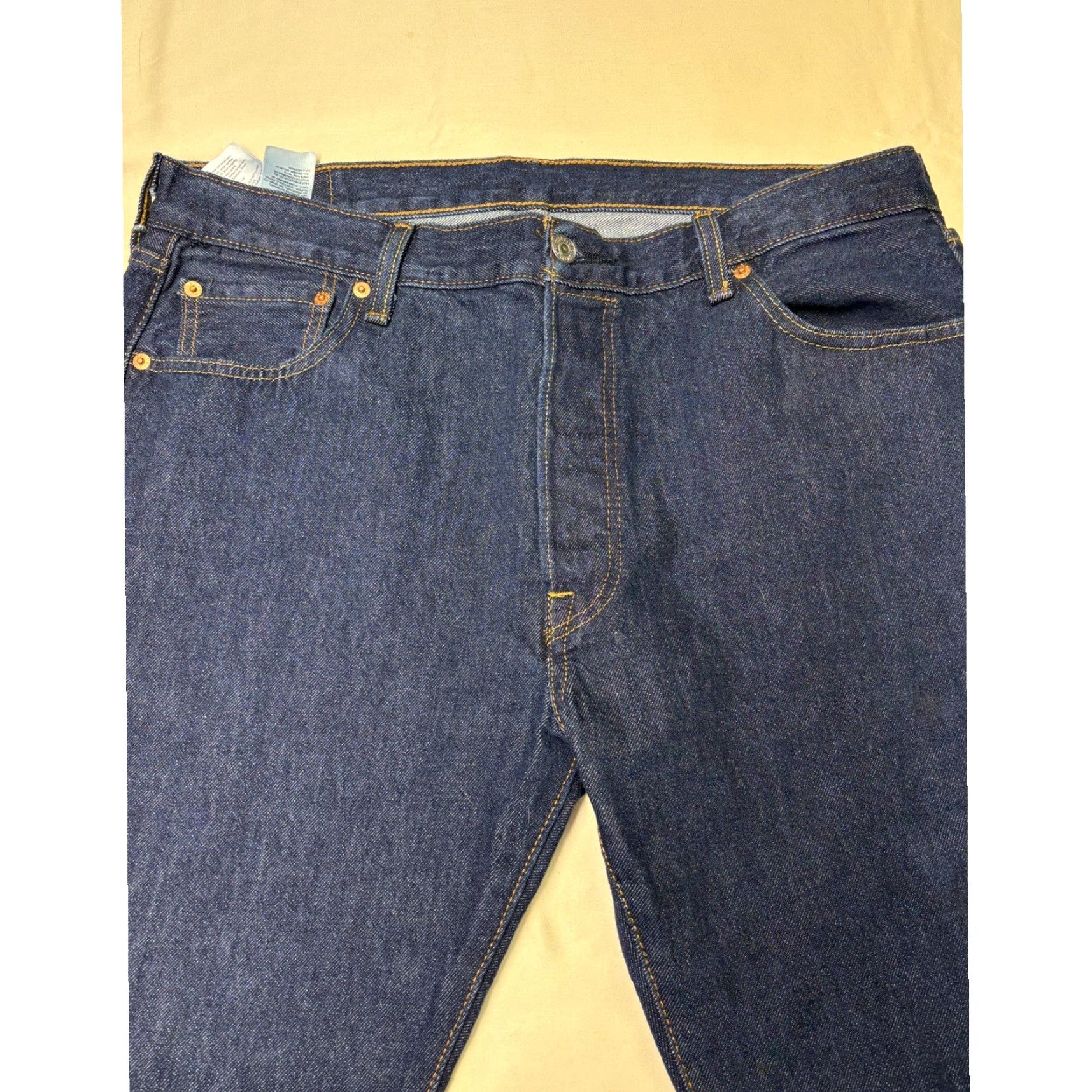 Vintage Levi's 501 Original Fit Denim Jeans Mens W36 L32 Button Fly Dark Wash Straight 5-Pocket Brand: Levi's 501 Series Menswear Vintage-Inspired Size US 36 / EU 52 - 2 Thumbnail