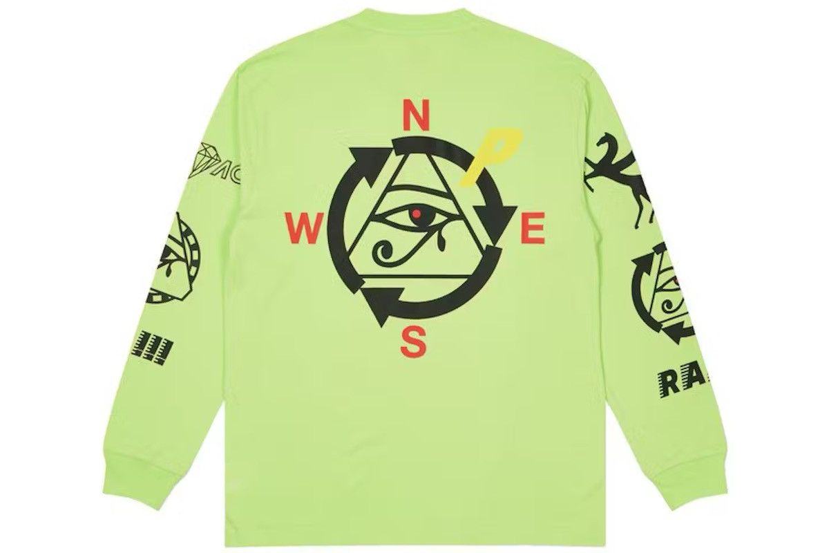 Palace Palace RA Longsleeve ‘Light Lime’ Size US XL / EU 56 / 4 - 4 Thumbnail