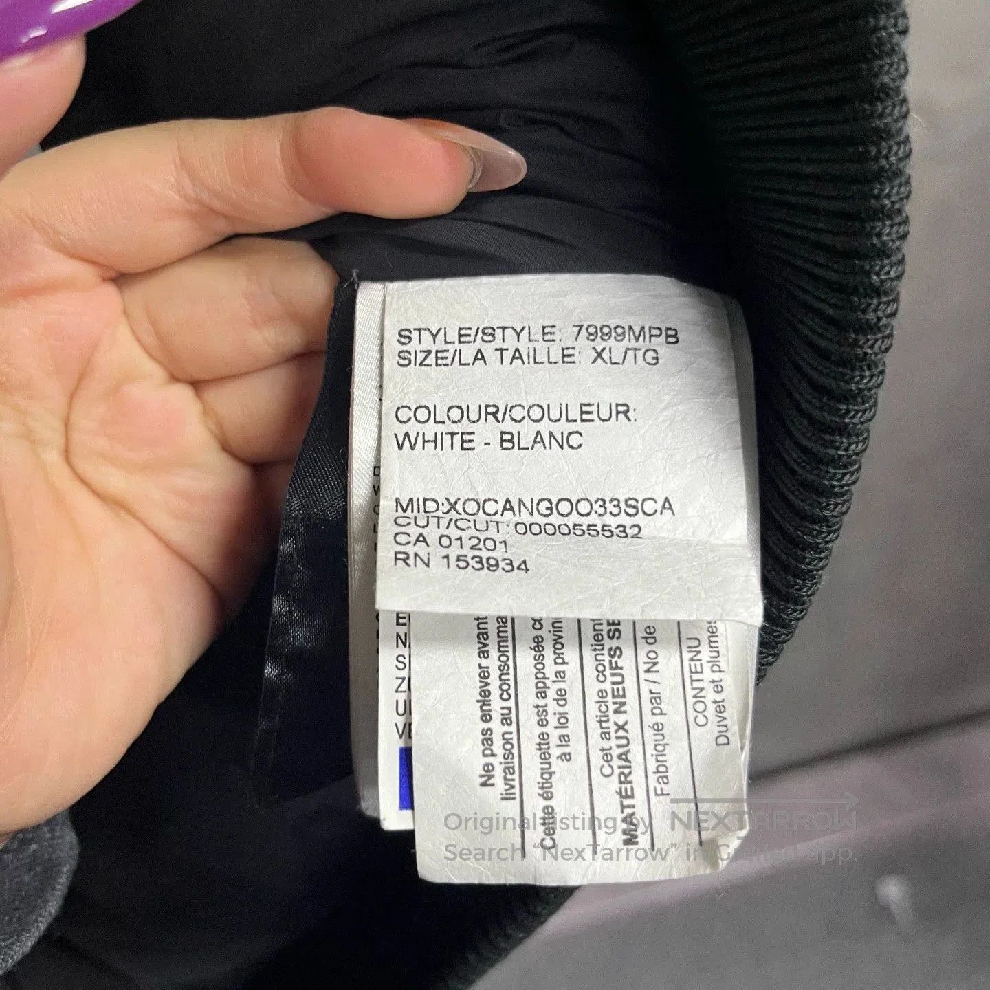 Canada Goose canada goose white pilot jacket with tags. Size US XL / EU 56 / 4 - 4 Thumbnail