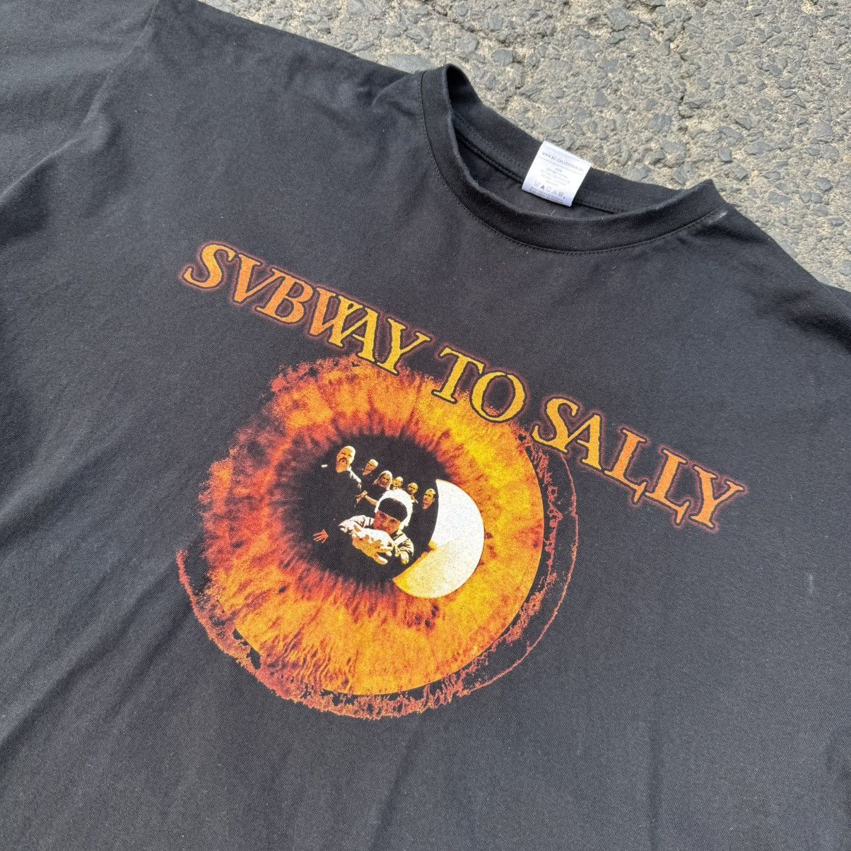 Band Tees 2007 Subway to Sally Bastard Tee German Thrash Metal Band Size US L / EU 52-54 / 3 - 7 Thumbnail