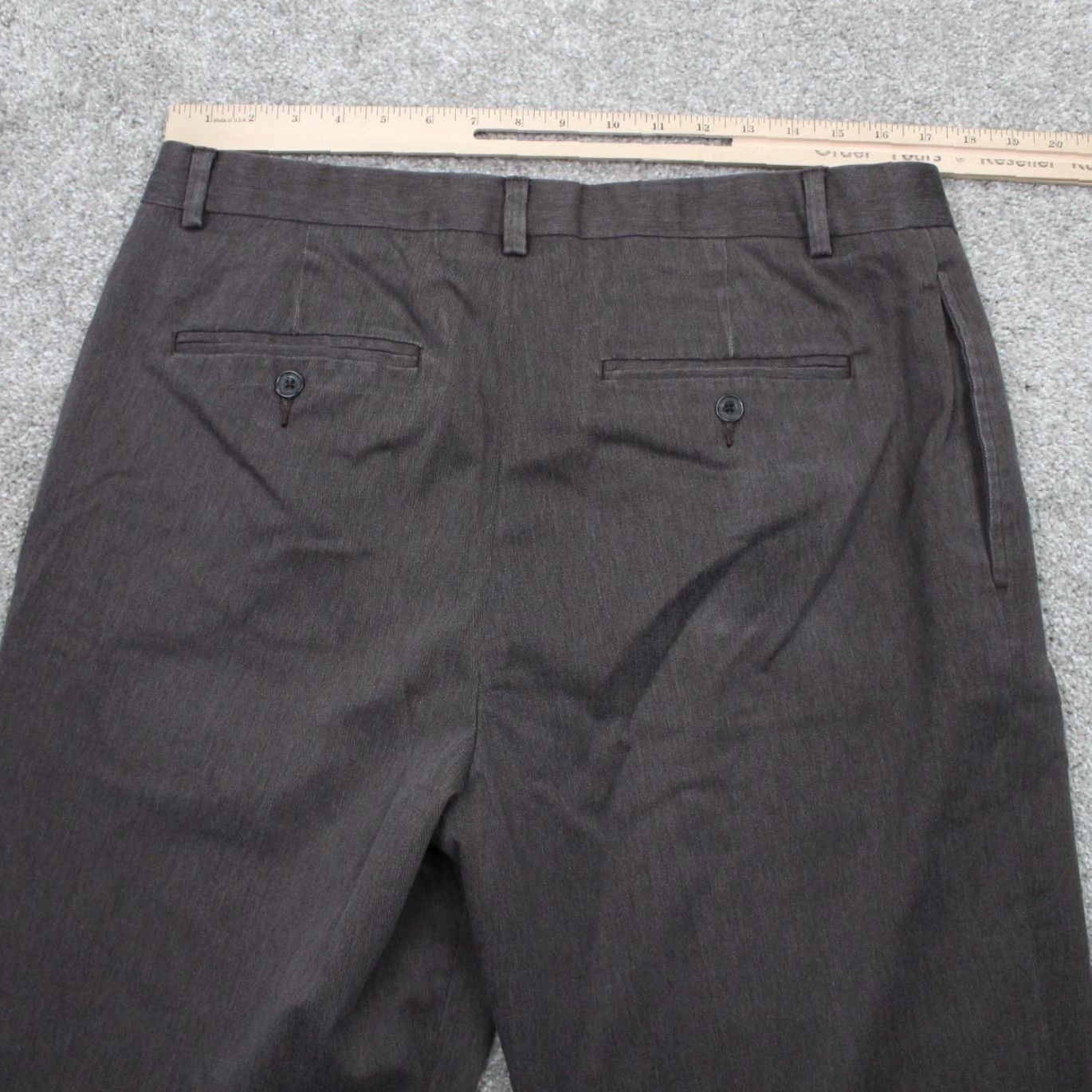 Eddie Bauer Eddie Bauer Pants Mens 35 Brown Wrinkle Resistant Relaxed Fit 36" Inseam Chino Style Slim Style? Size US 35 - 7 Thumbnail