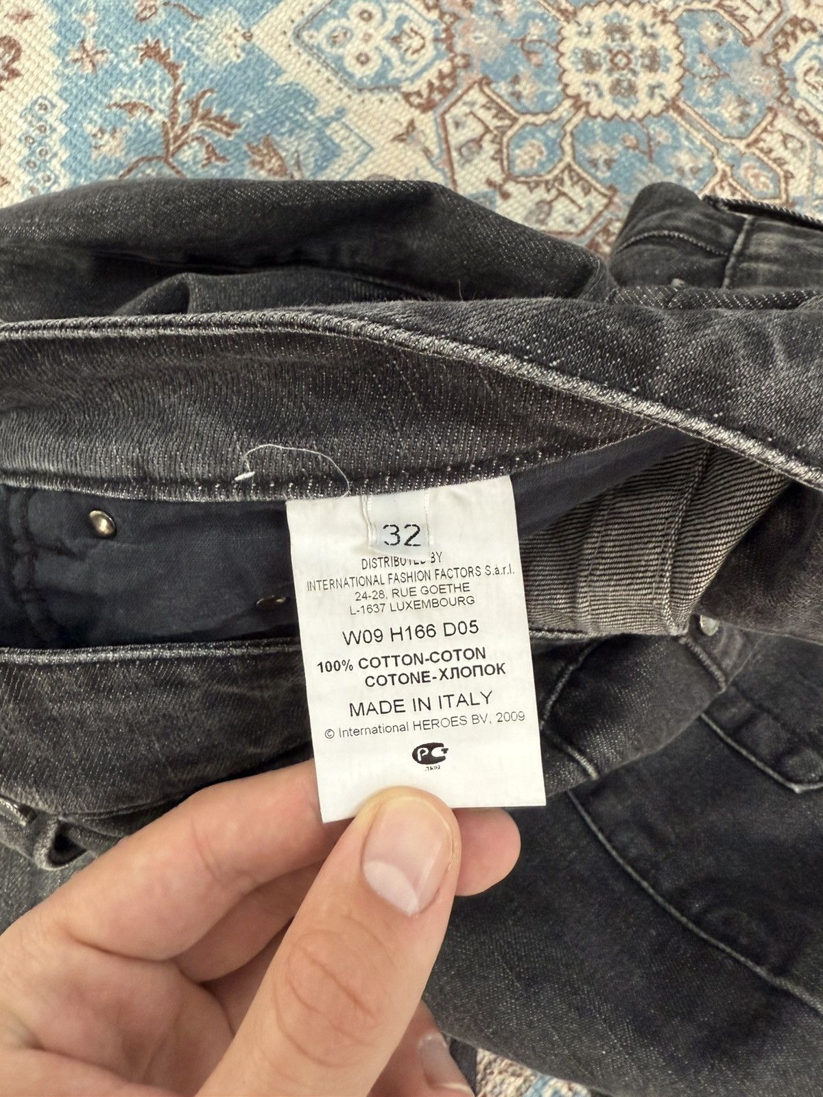 Dirk Bikkembergs Dirk Bikkembergs Sport Couture Biker Jeans Denim Pants Size US 32 / EU 48 - 9 Thumbnail