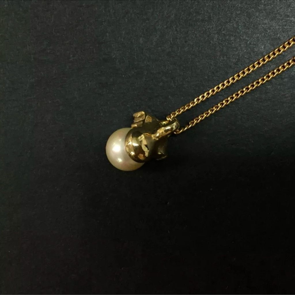 Dior Christian Dior vintage gold and pearl necklace Size ONE SIZE - 4 Thumbnail
