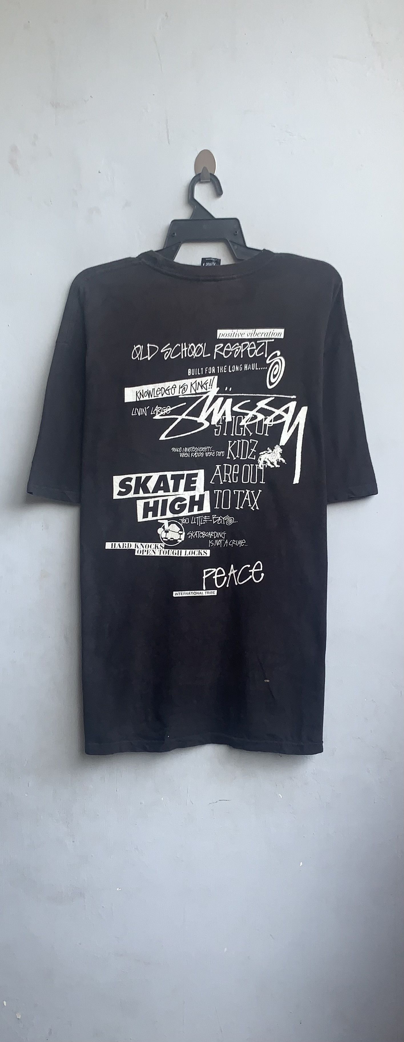 Stussy Stussy Old Skool Flava Skate Vintage Shirt Size US XL / EU 56 / 4 - 6 Thumbnail