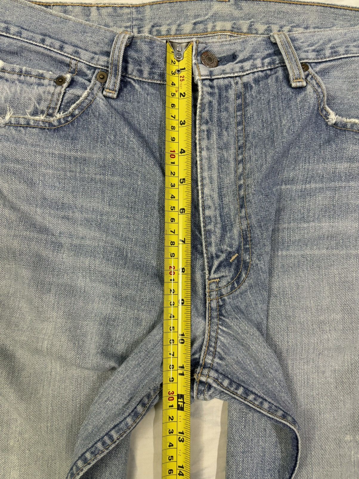 Levi's Vintage 90s Levis 505 Faded Straight Leg Distressed Jeans Size US 34 / EU 50 - 19 Thumbnail