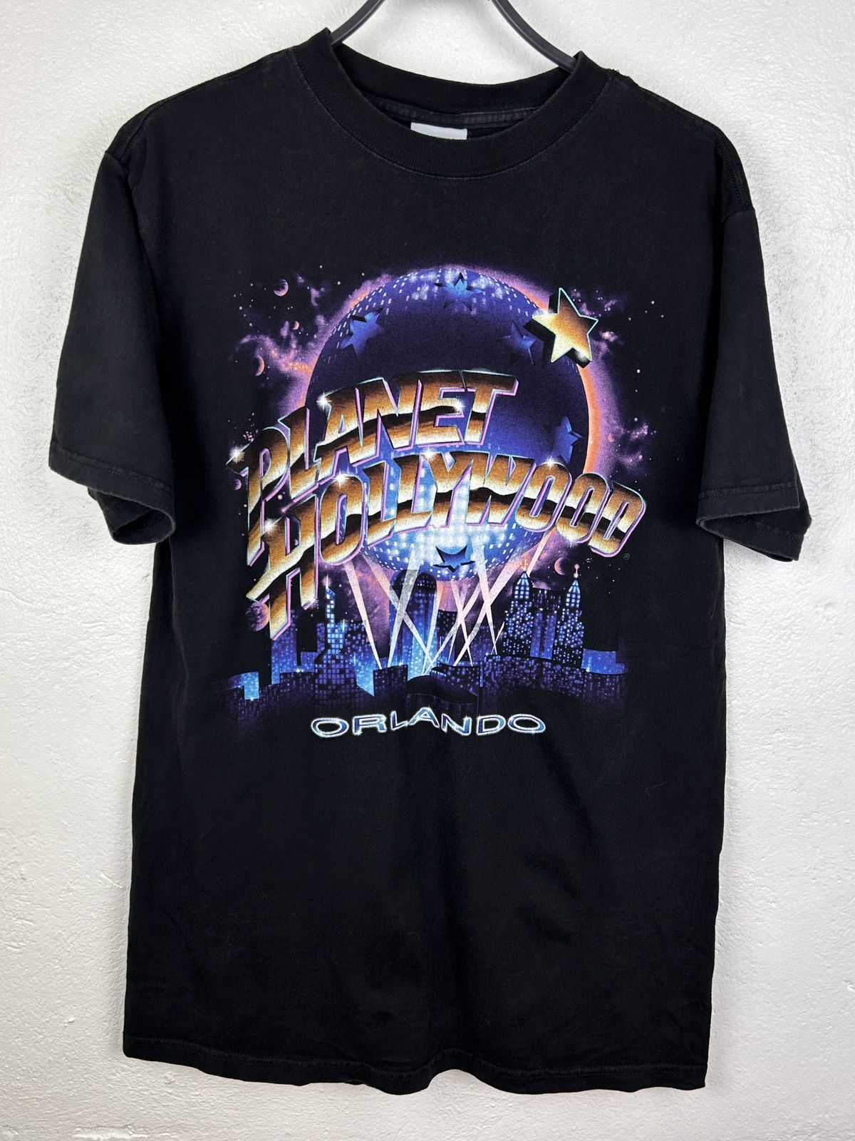 Planet Hollywood 90s Vintage Planet Hollywood Orlando 1991 Graphic T-Shirt Size US M / EU 48-50 / 2 - 1 Thumbnail