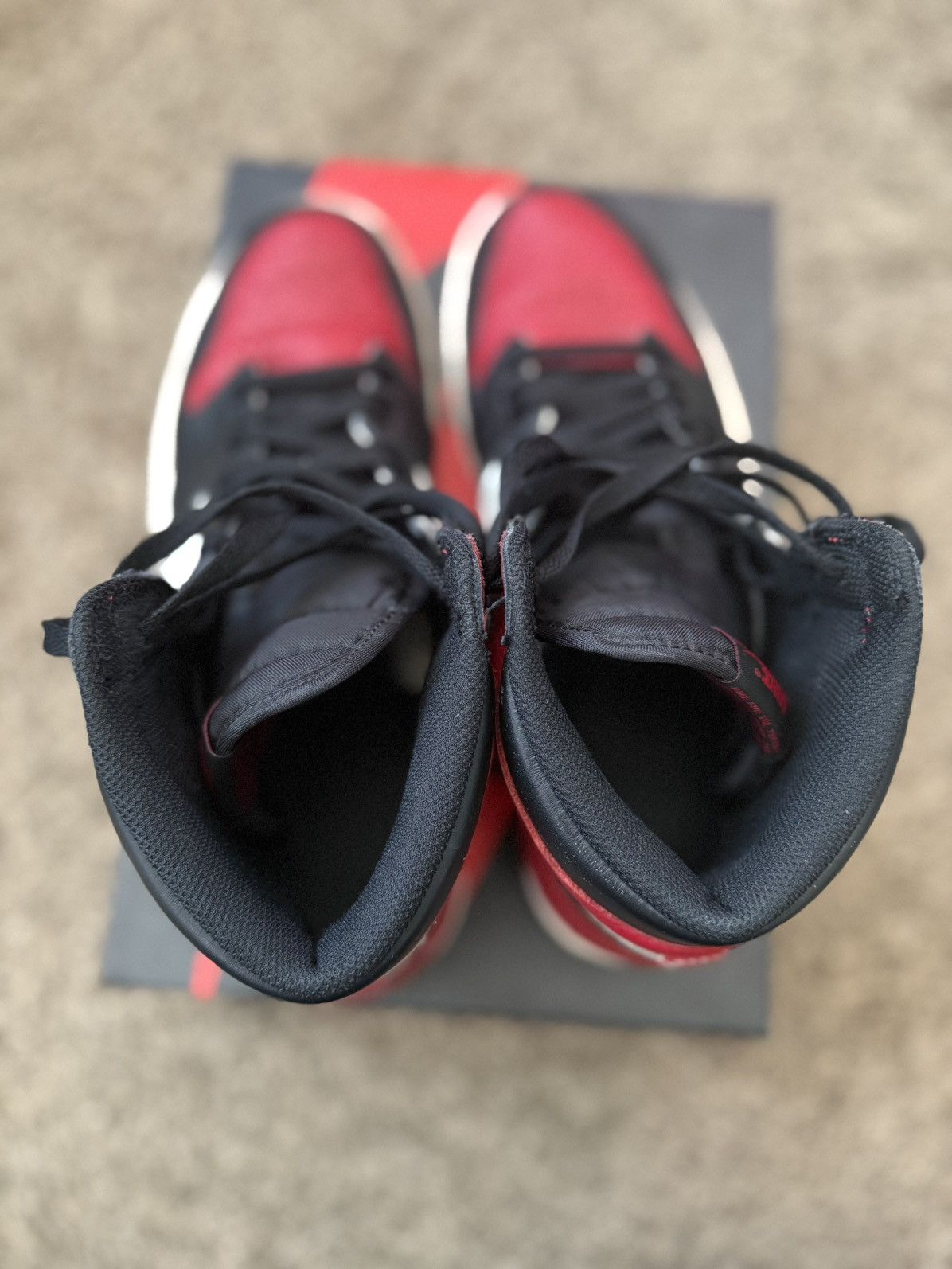 Jordan Brand 2018 Jordan 1 Bred Toe Size 13 Size US 13 / EU 46 - 10 Thumbnail