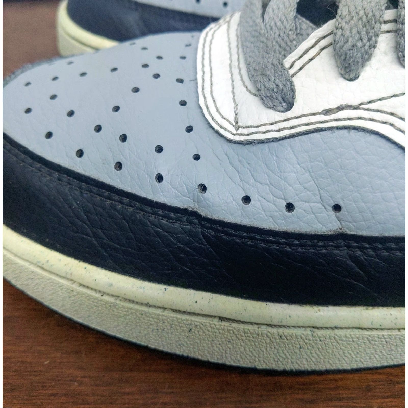Nike Nike Court Vision Next Nature Mid Top Light Smoke Grey Sail Size 9 Mens Shoes Gray Breathable Cushioned Rubber Outsole Sneakers Size US 9 / EU 42 - 5 Thumbnail