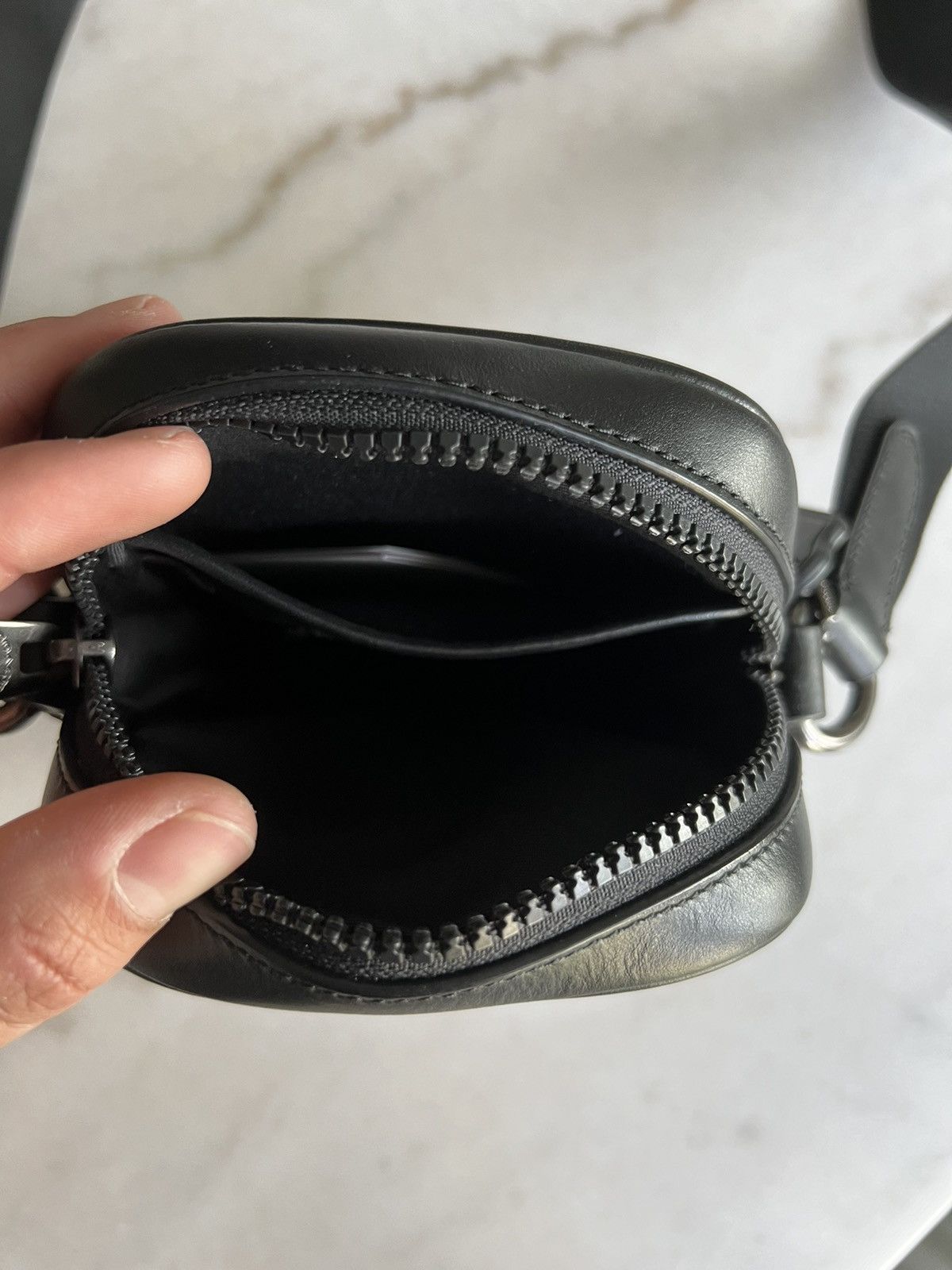 Coach Coach black leather shoulder bag Size ONE SIZE - 3 Thumbnail