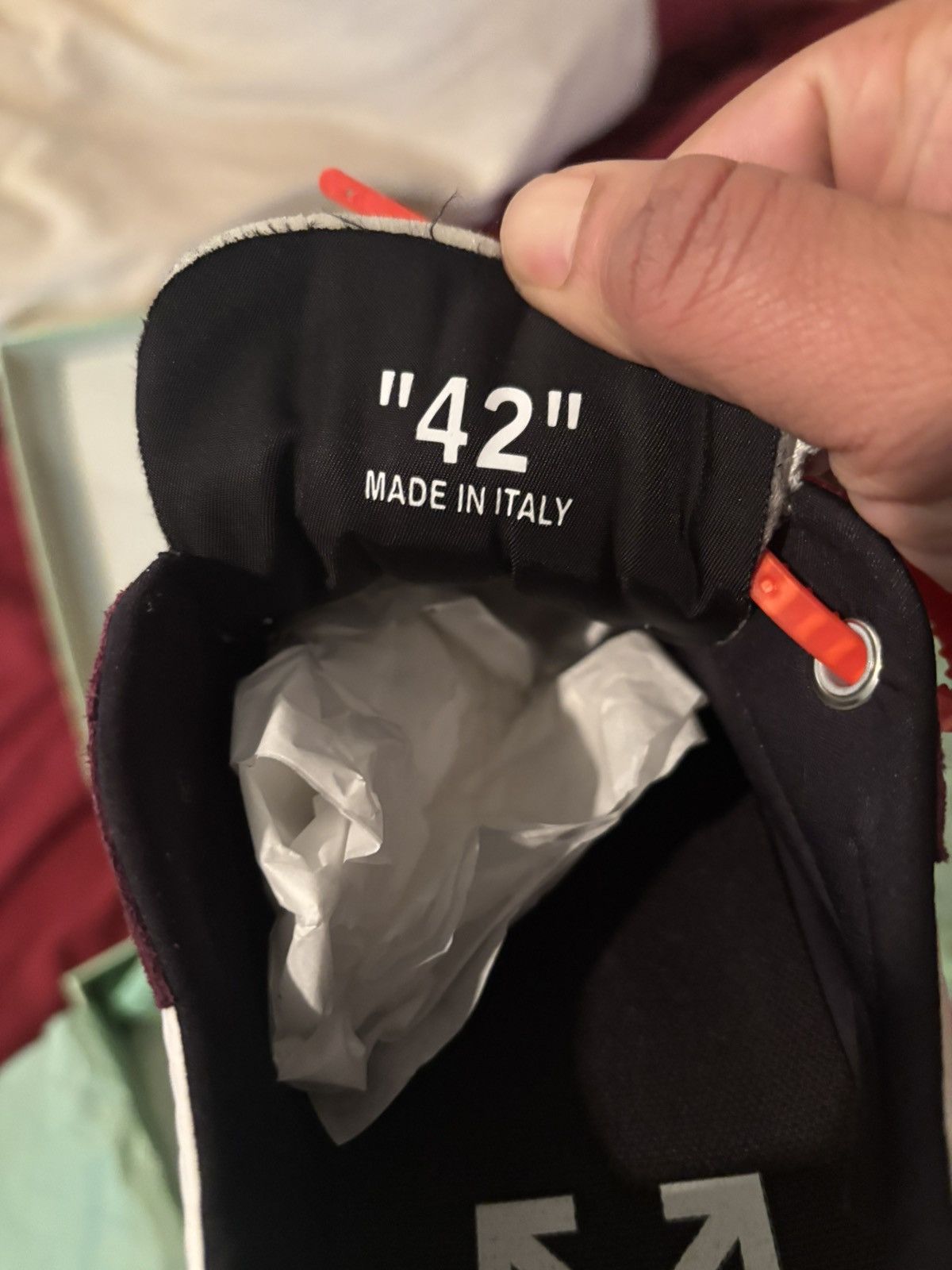 Off-White Off-White Arrow 'White Fuchsia Size US 10 / EU 43 - 2 Thumbnail