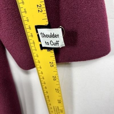 Cinzia Rocca Cinzia Rocca Due Womens Sz 16 Wool Cashmere Long Dress Coat Size XXL / US 16-18 / IT 52-54 - 9 Thumbnail