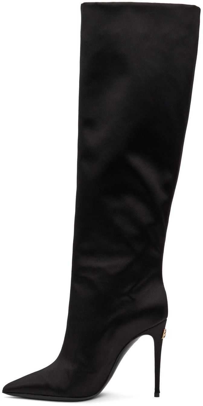 Dolce & Gabbana o1y0925 Spike Heel Boots in Black Size US 9 / IT 39 - 2 Thumbnail