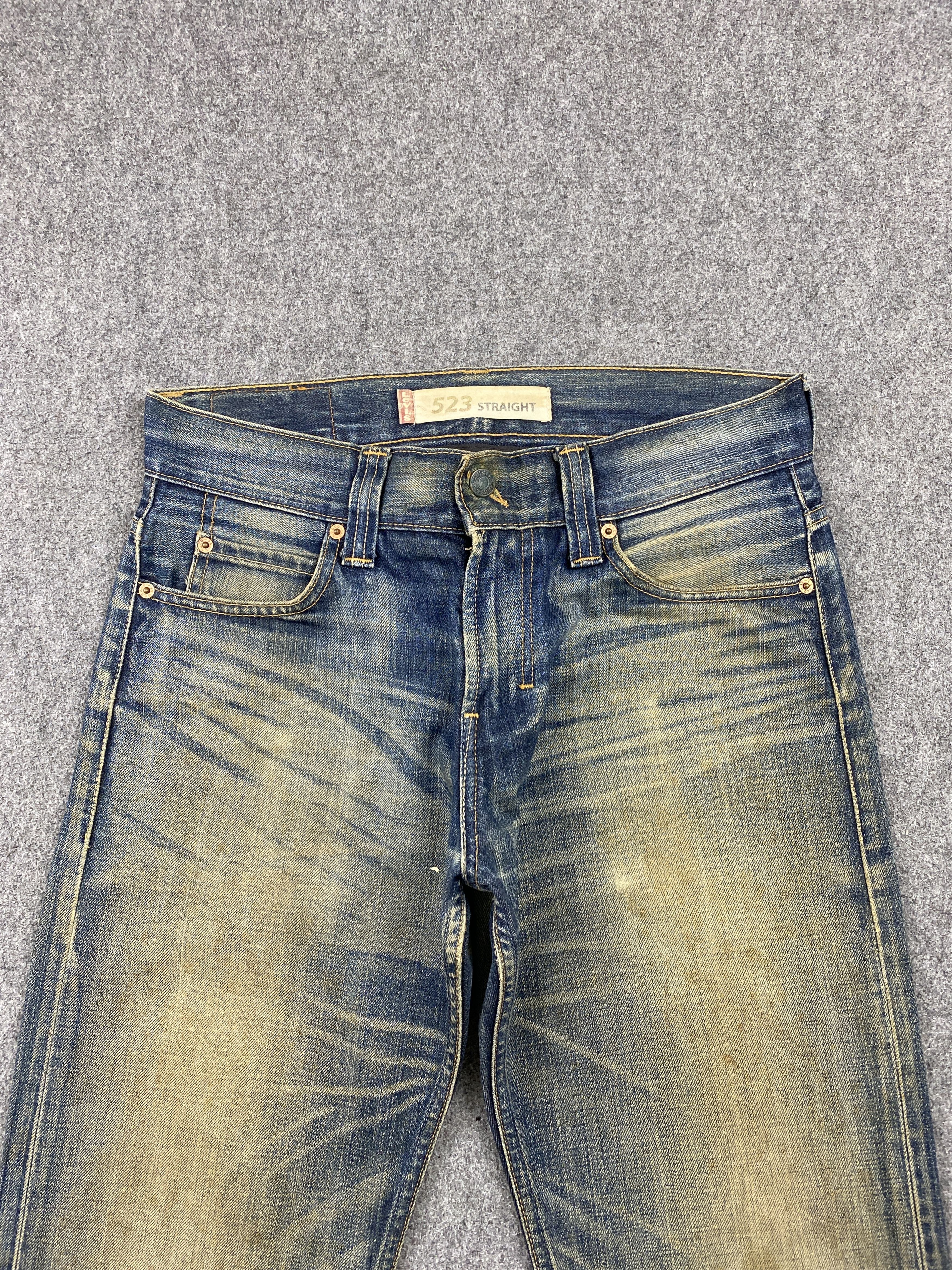 Levi's Rusty Vintage 90s Levis 523 Straight Fit Jeans DP2316 Size US 31 - 2 Thumbnail