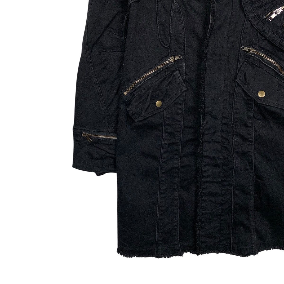 Japanese Brand Japanese Brand Bamboo Multizipper Parachute Long Jacket Size S / US 4 / IT 40 - 3 Thumbnail