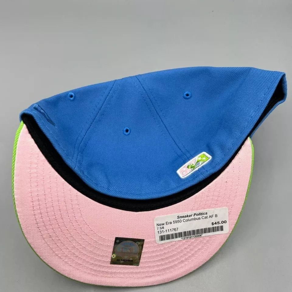 New Era Columbus Catfish Hat Men 7 5/8 59Fifty New Era MiLB Fitted Size ONE SIZE - 7 Thumbnail