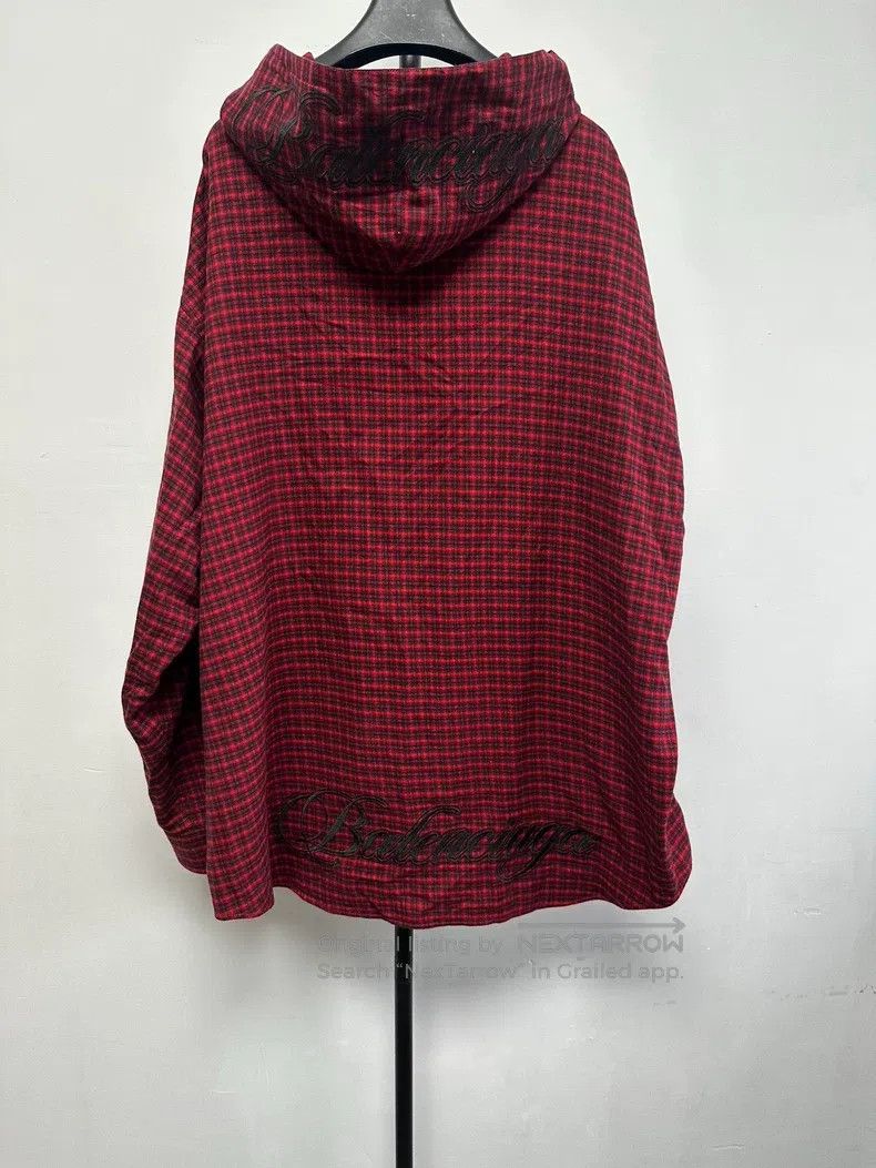 Balenciaga Balenciaga Red and Black Plaid Shirt Size US S / EU 44-46 / 1 - 2 Thumbnail