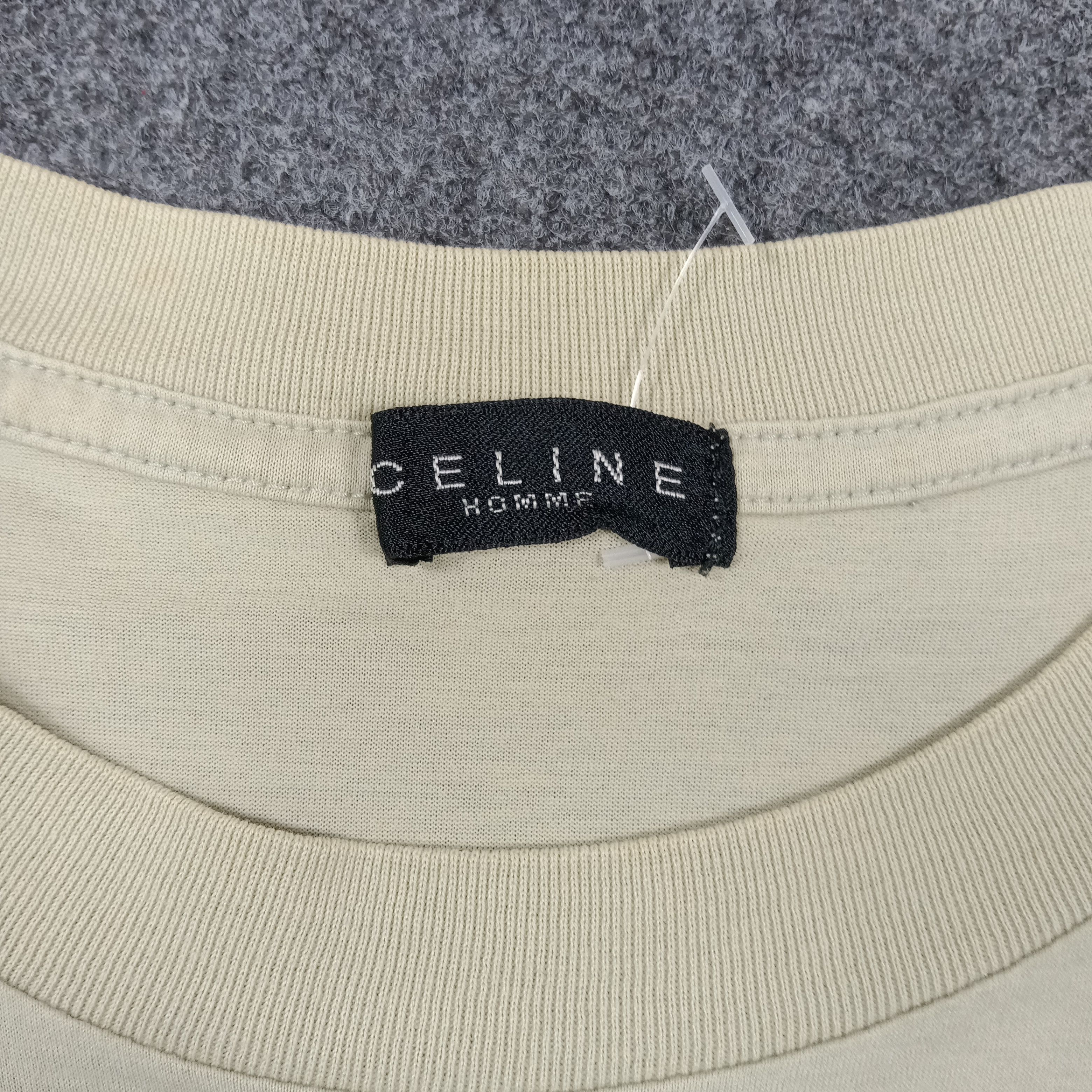Celine Celine Homme Luxury Plain Tshirt C276N58 Size US M / EU 48-50 / 2 - 3 Thumbnail
