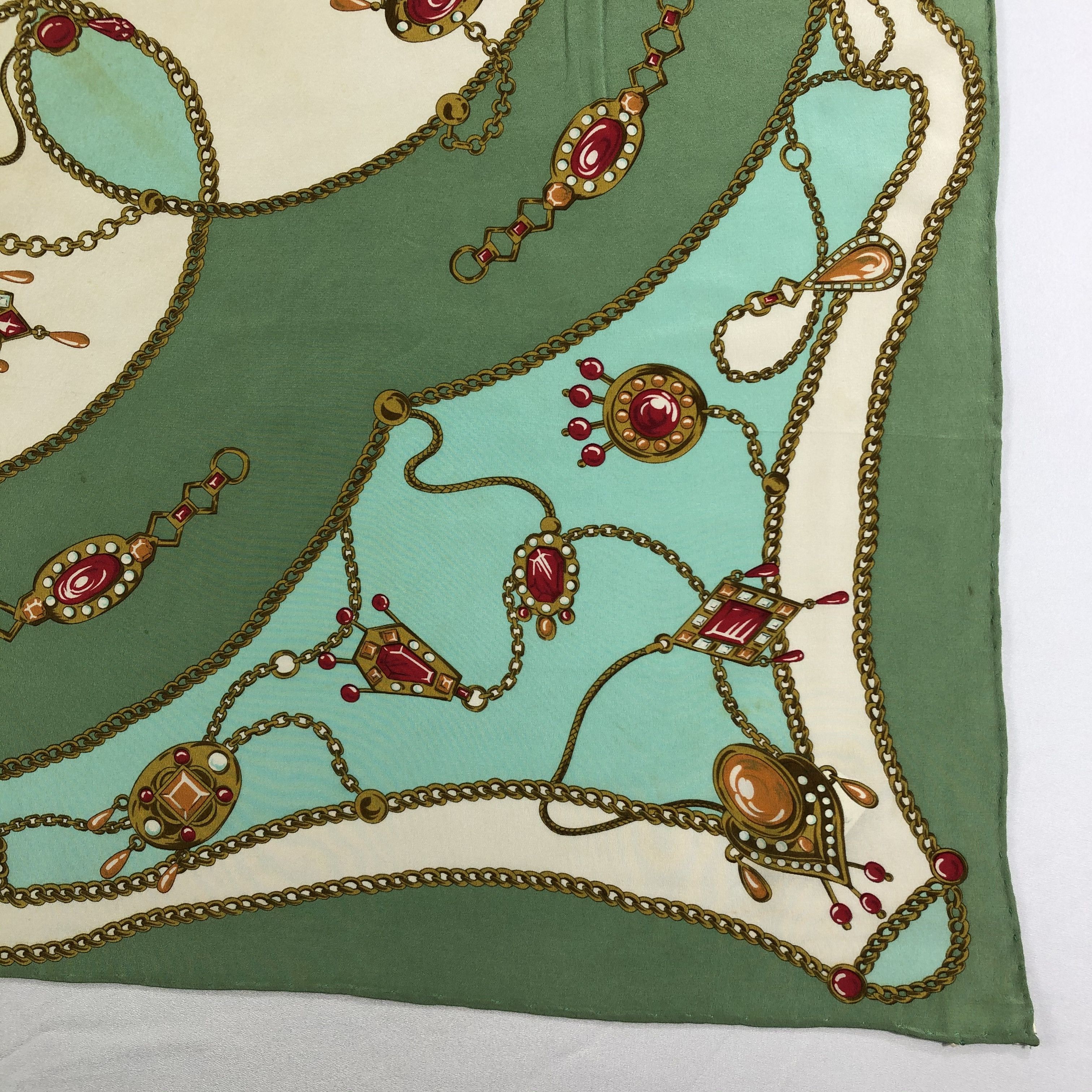 Vintage Vintage Silk Scarf Size ONE SIZE - 4 Thumbnail