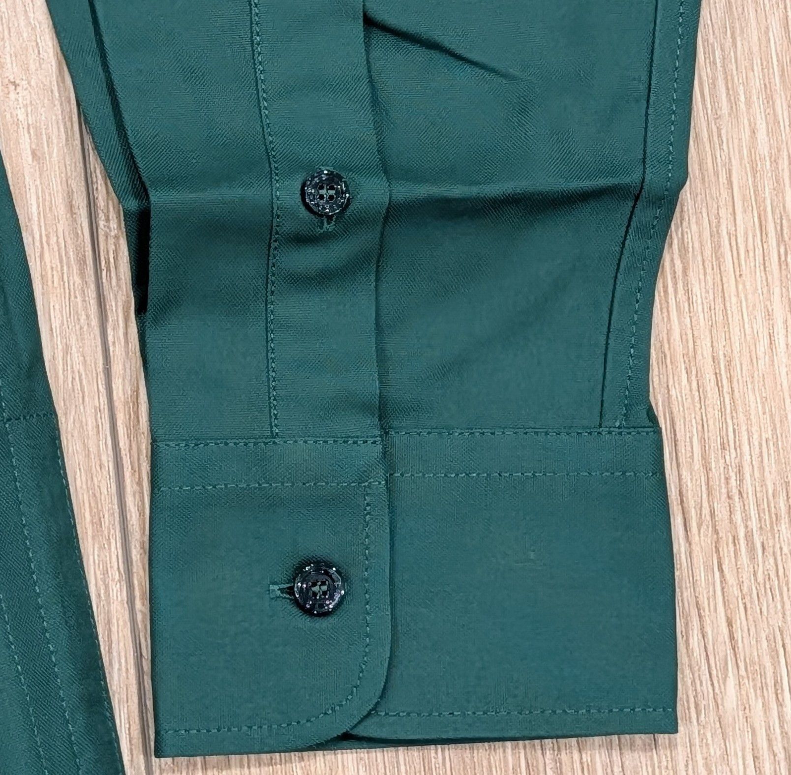 Burberry BURBERRY Cotton Oxford EKD Logo Button Up Shirt Green Medium Size US M / EU 48-50 / 2 - 5 Thumbnail