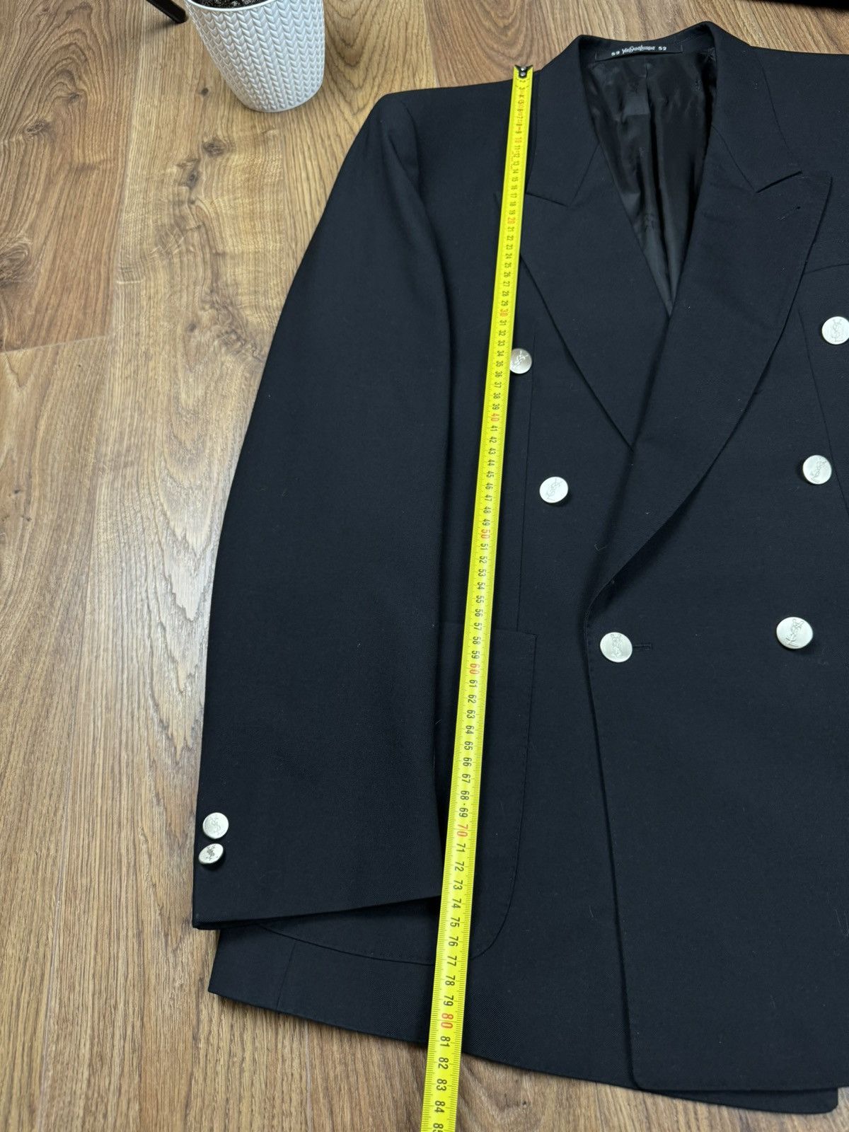Yves Saint Laurent Vintage wool blazer Yves Saint Laurent original luxury item Size 50L - 6 Thumbnail