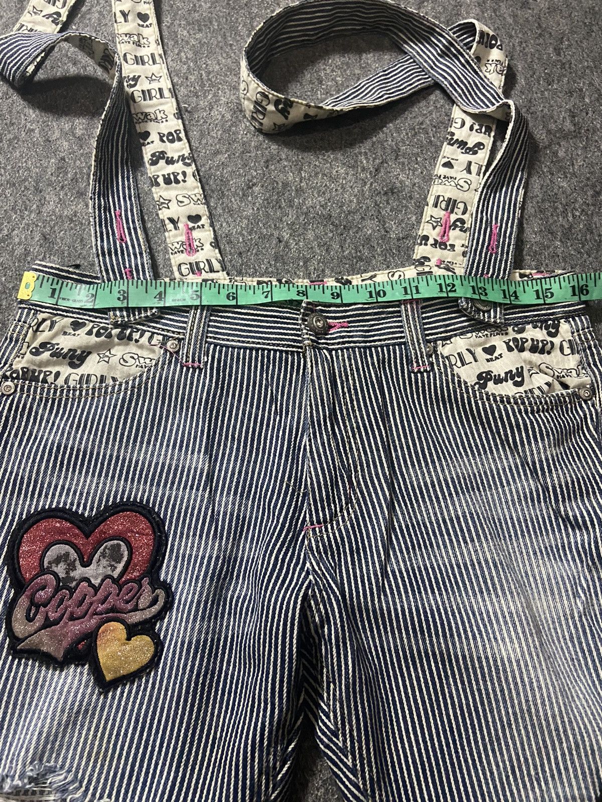 Hysteric Glamour × Le Grande Bleu (L.G.B.) VTG joust overall distressed pants Size US 31 - 11 Thumbnail