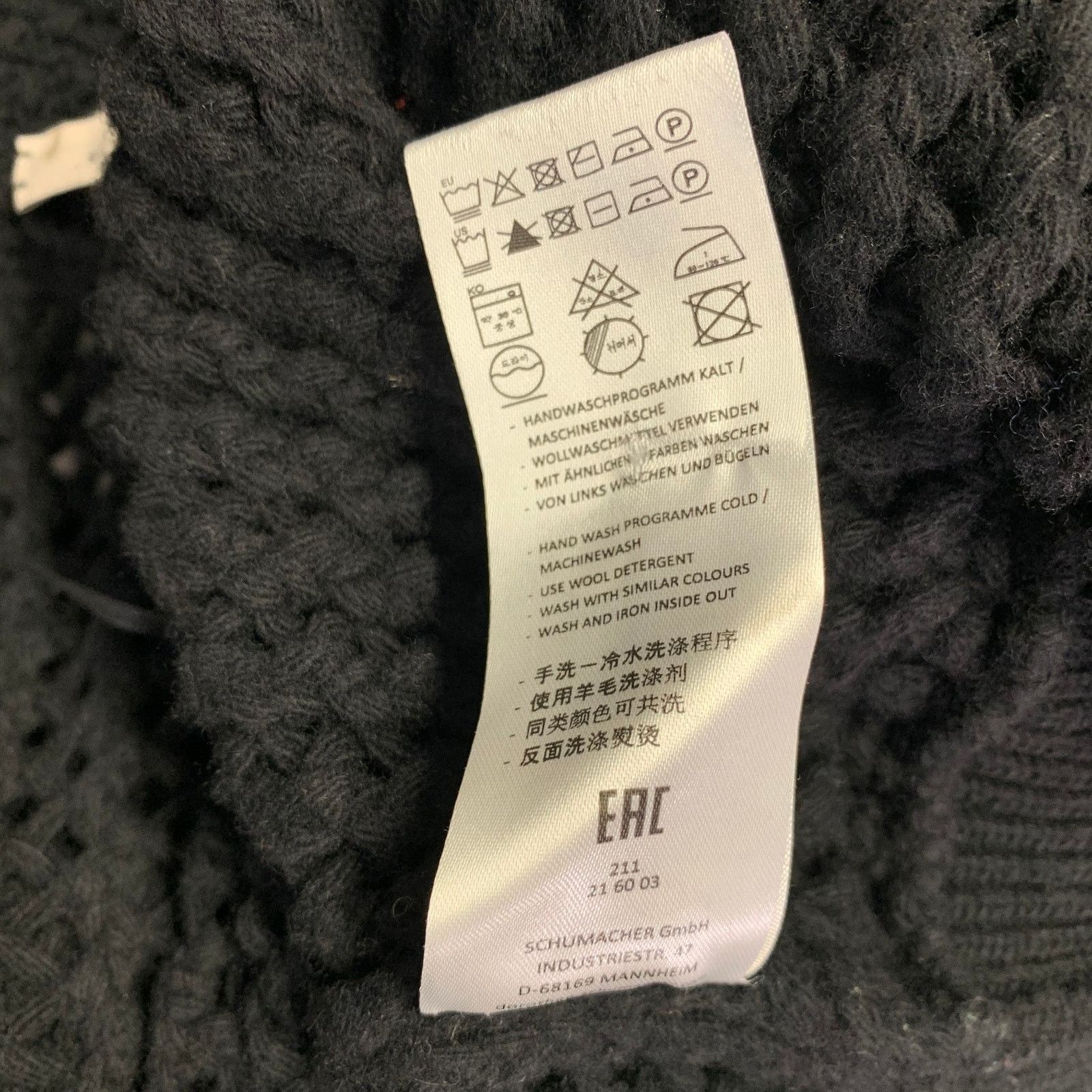 DOROTHEE SCHUMACHER L Black Wool Cashmere Blend Knit Cardigan Size L / US 10 / IT 46 - 7 Thumbnail