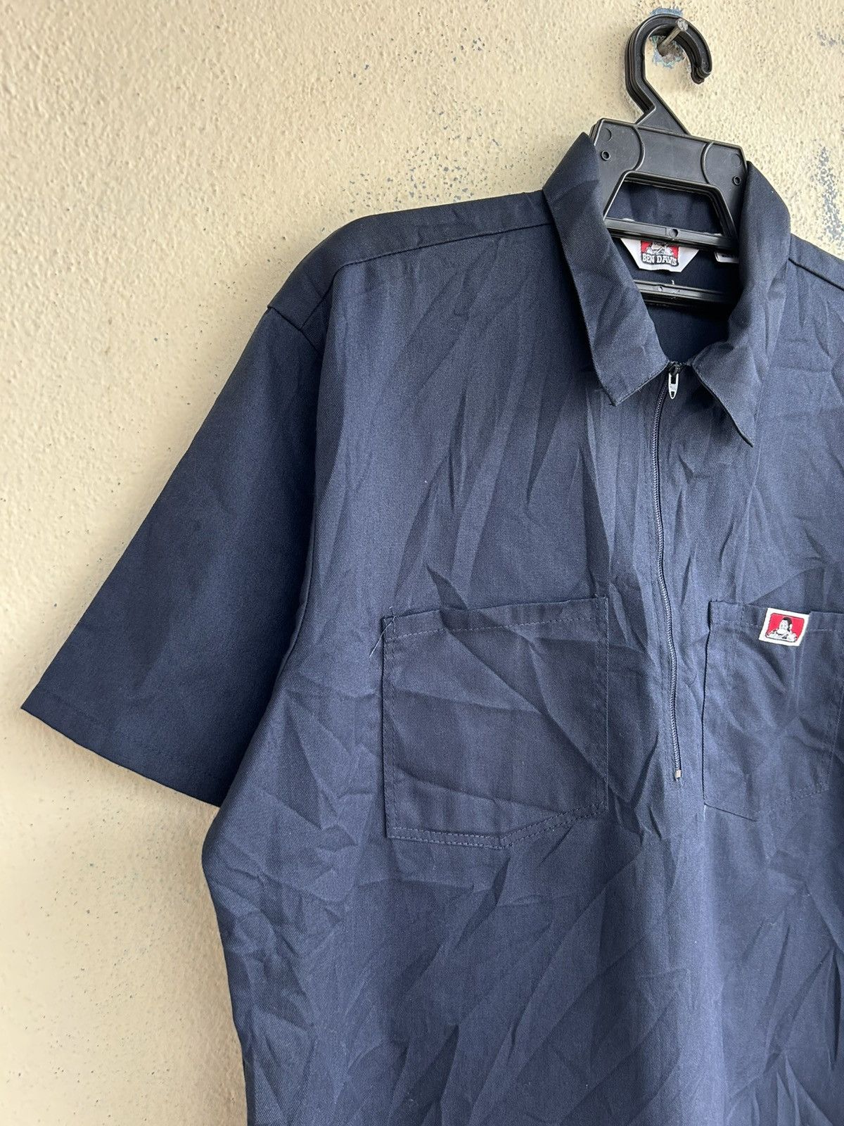 Ben Davis Vintage Ben Davis Half Zipper Working Shirt Size US L / EU 52-54 / 3 - 6 Thumbnail