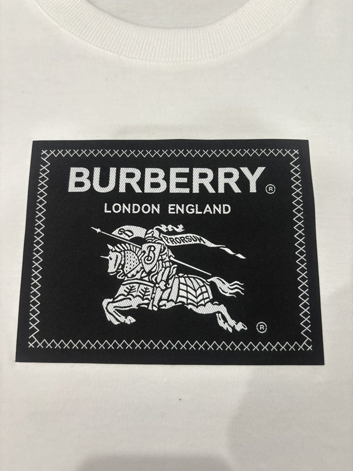 Burberry Burberry Prorsum Label Cotton T-Shirt Size US L / EU 52-54 / 3 - 2 Thumbnail