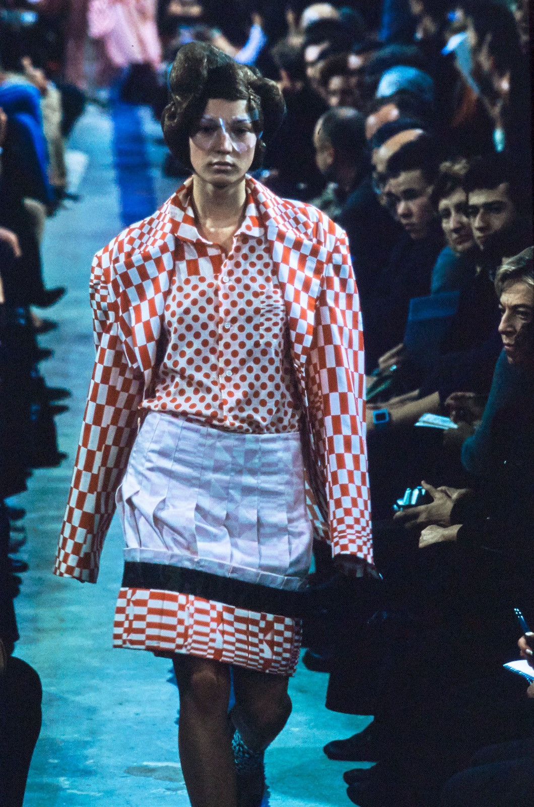 Comme des Garcons SS01 RUNWAY Optical Illusion Shirt Size S / US 4 / IT 40 - 3 Thumbnail