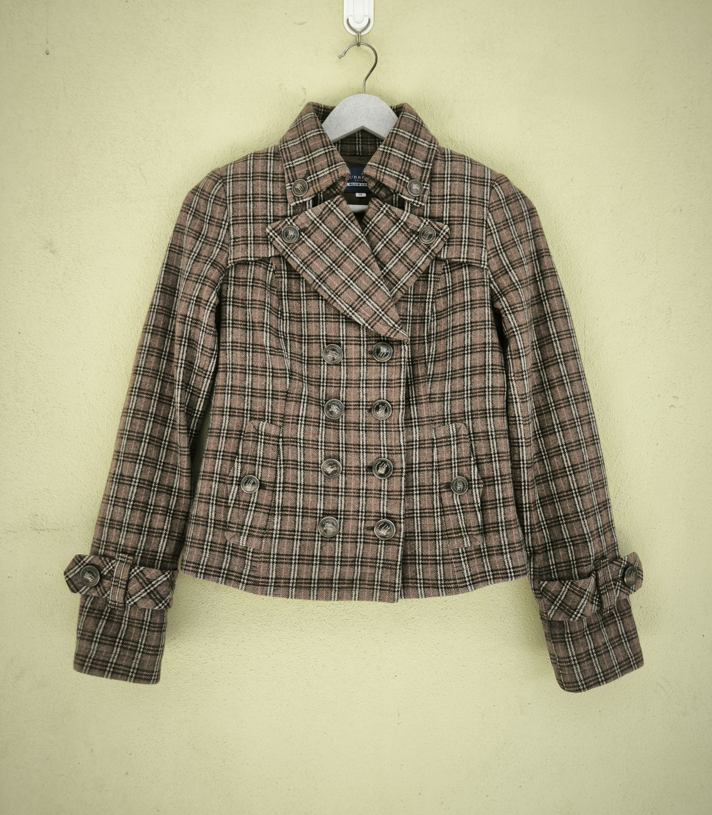 Burberry BURBERRY Blue Label double breasted coat Size XS / US 0-2 / IT 36-38 - 1 Thumbnail