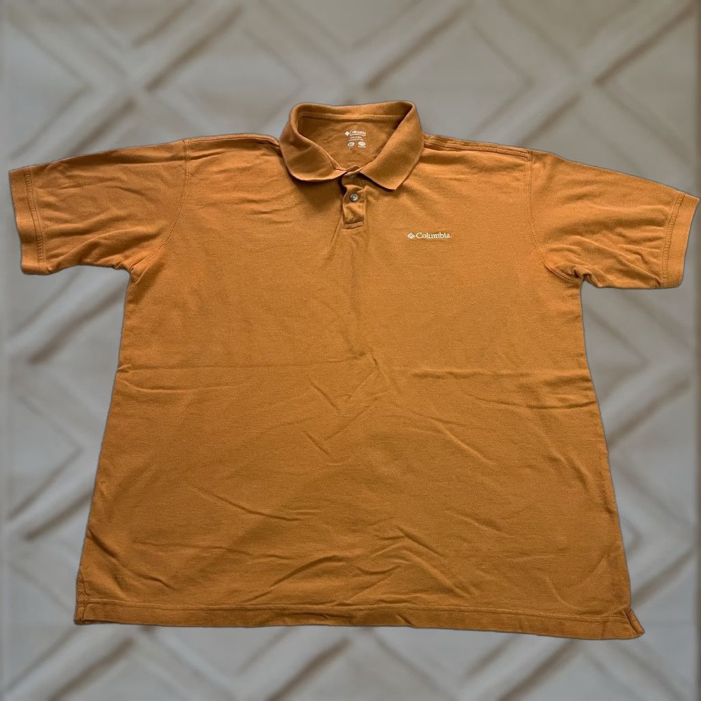 Vintage Columbia Sportswear Polo Shirt Mens 2XL Brown Cotton Short Sleeve Active Golf Size US XXL / EU 58 / 5 - 1 Thumbnail