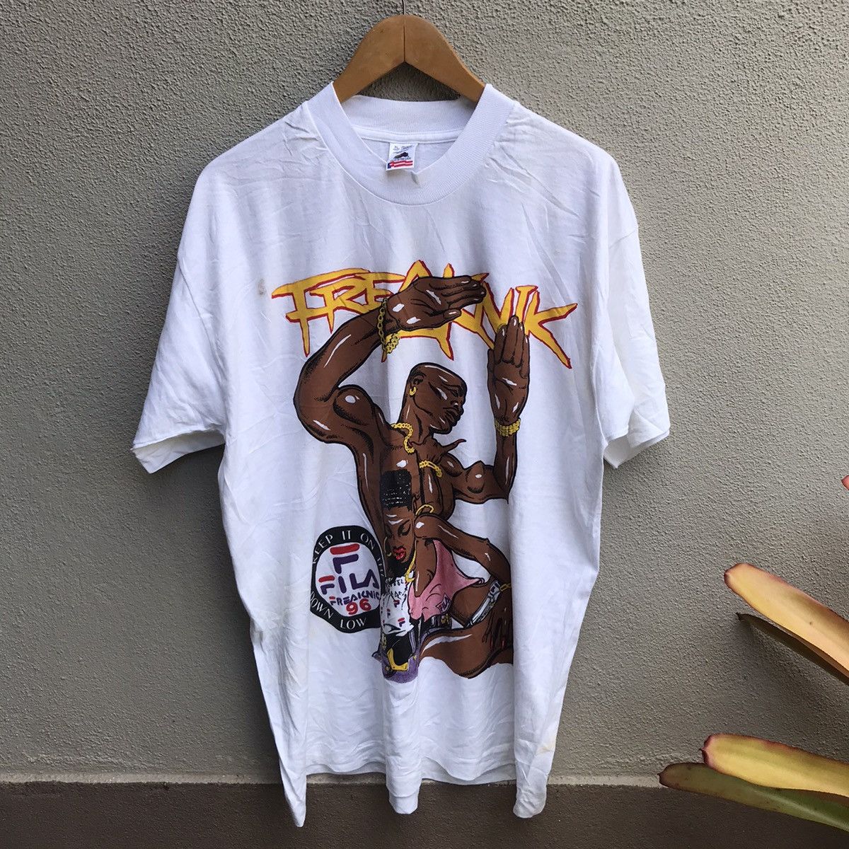 Rap Tees Vintage rare 90s FREAKNIK Atlanta festival rap tee hiphop Size US XL / EU 56 / 4 - 1 Thumbnail