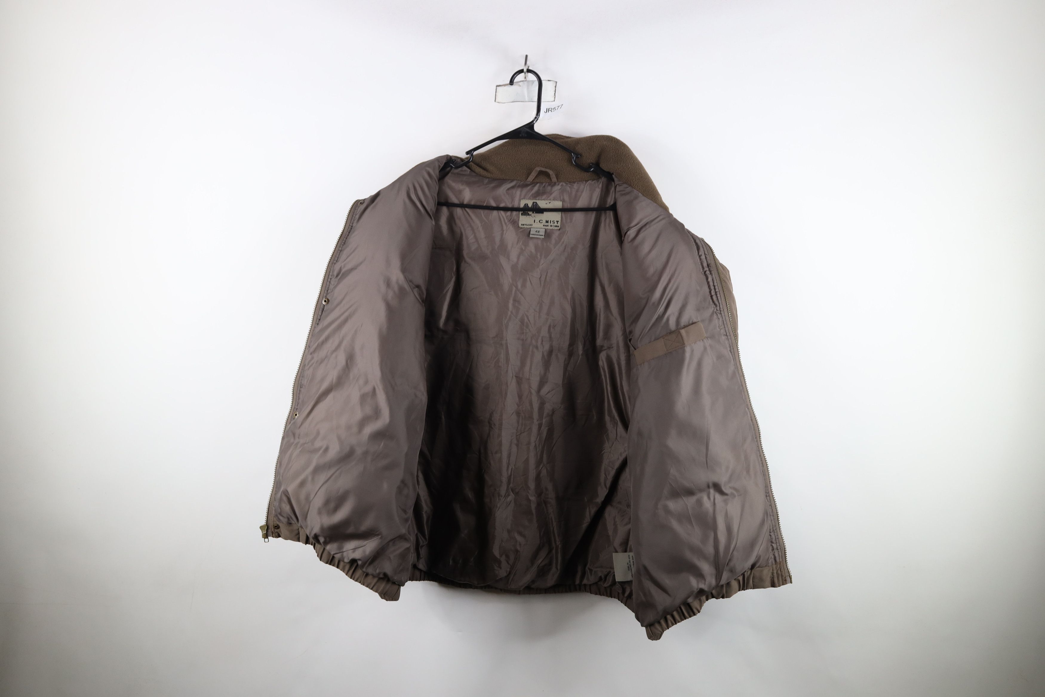 Vintage Vintage 90s Y2K Streetwear Full Zip Puffer Vest Jacket Brown Size US XXL / EU 58 / 5 - 9 Thumbnail
