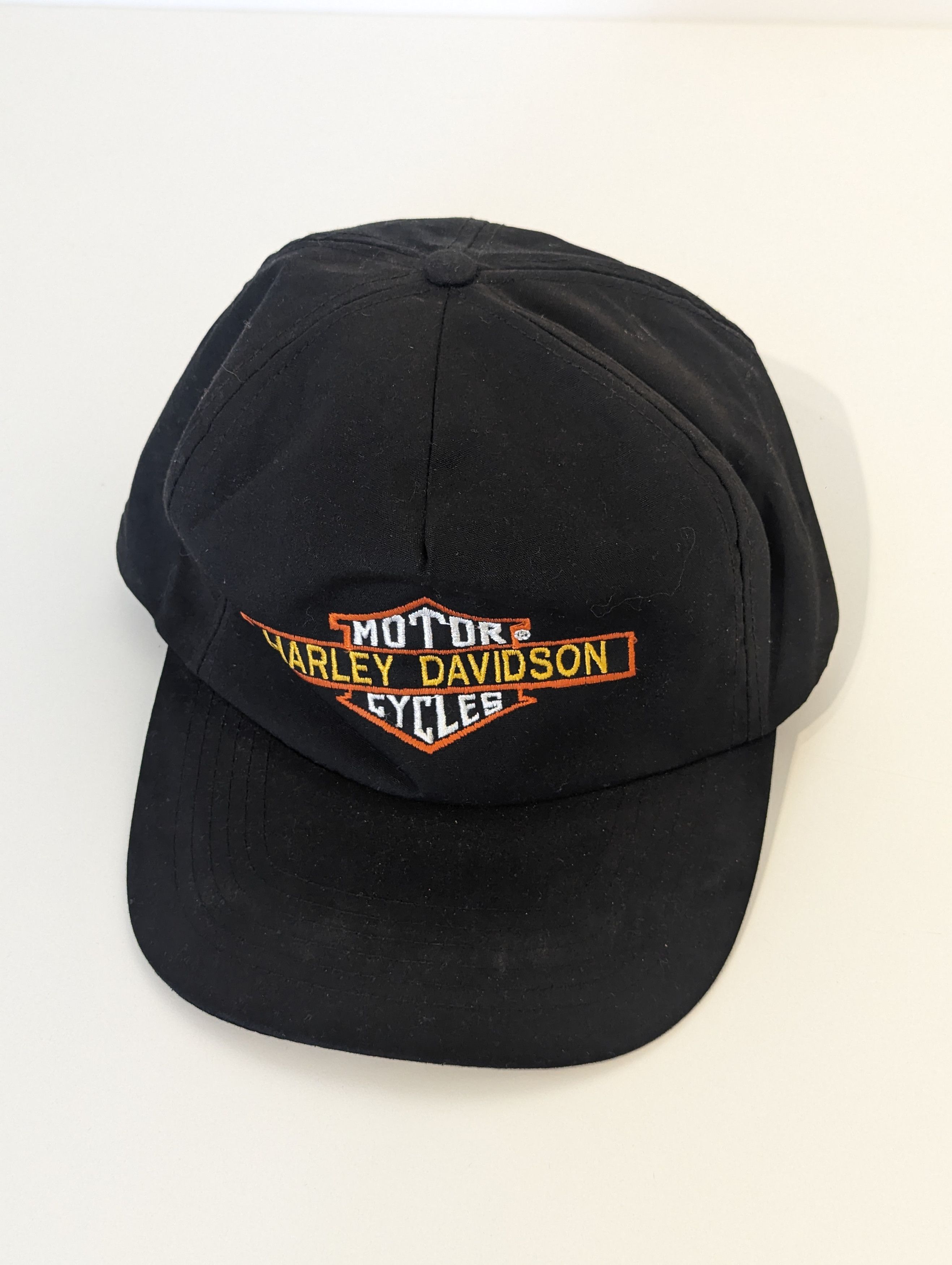 Harley Davidson Vintage Harley Davidson Motorcycle Snapback Hat Size ONE SIZE - 2 Thumbnail
