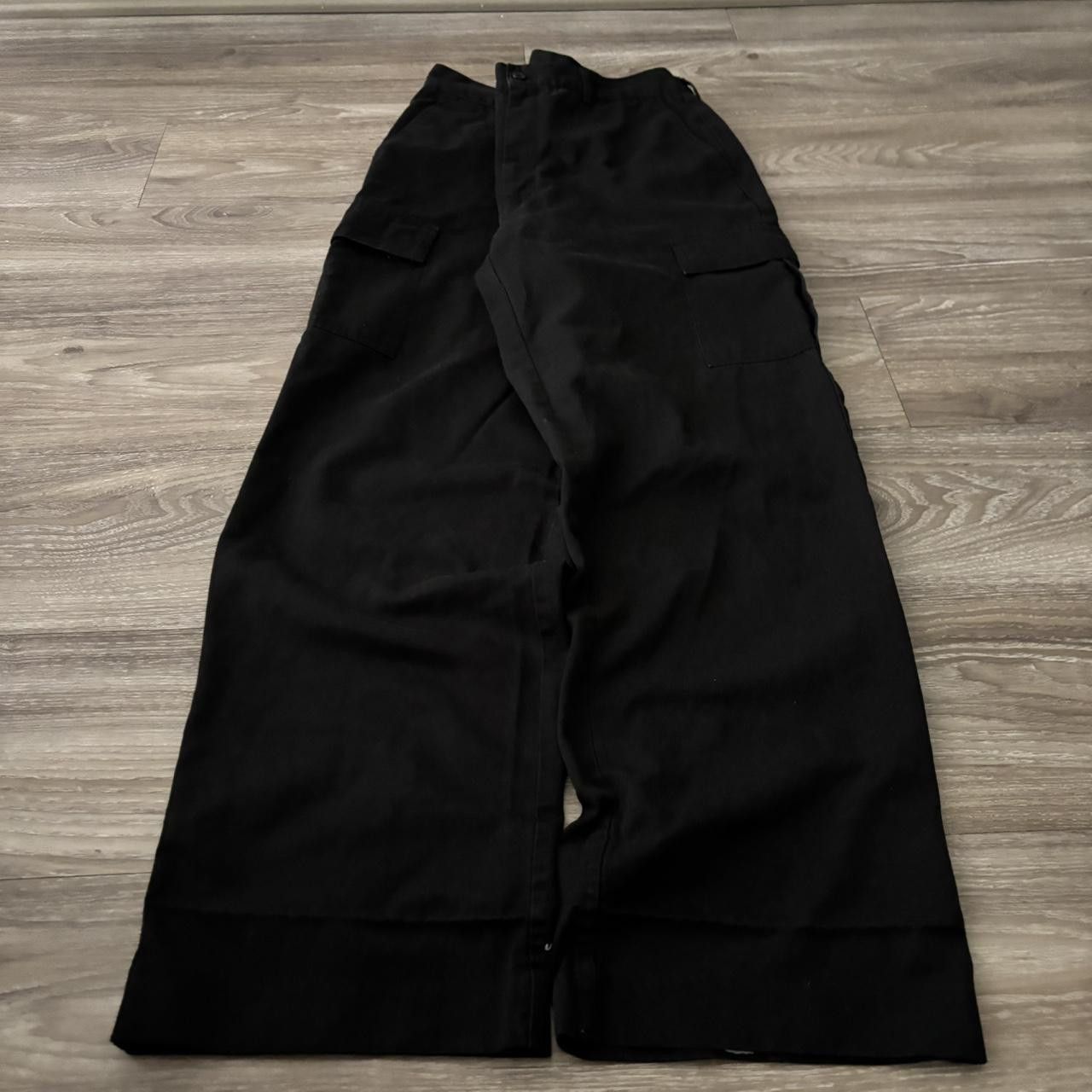 Vintage Crazy Vintage Y2K/2000s Black Streetwear Skater Essential Cargo Pants! 30x30 Size US 30 / EU 46 - 3 Thumbnail