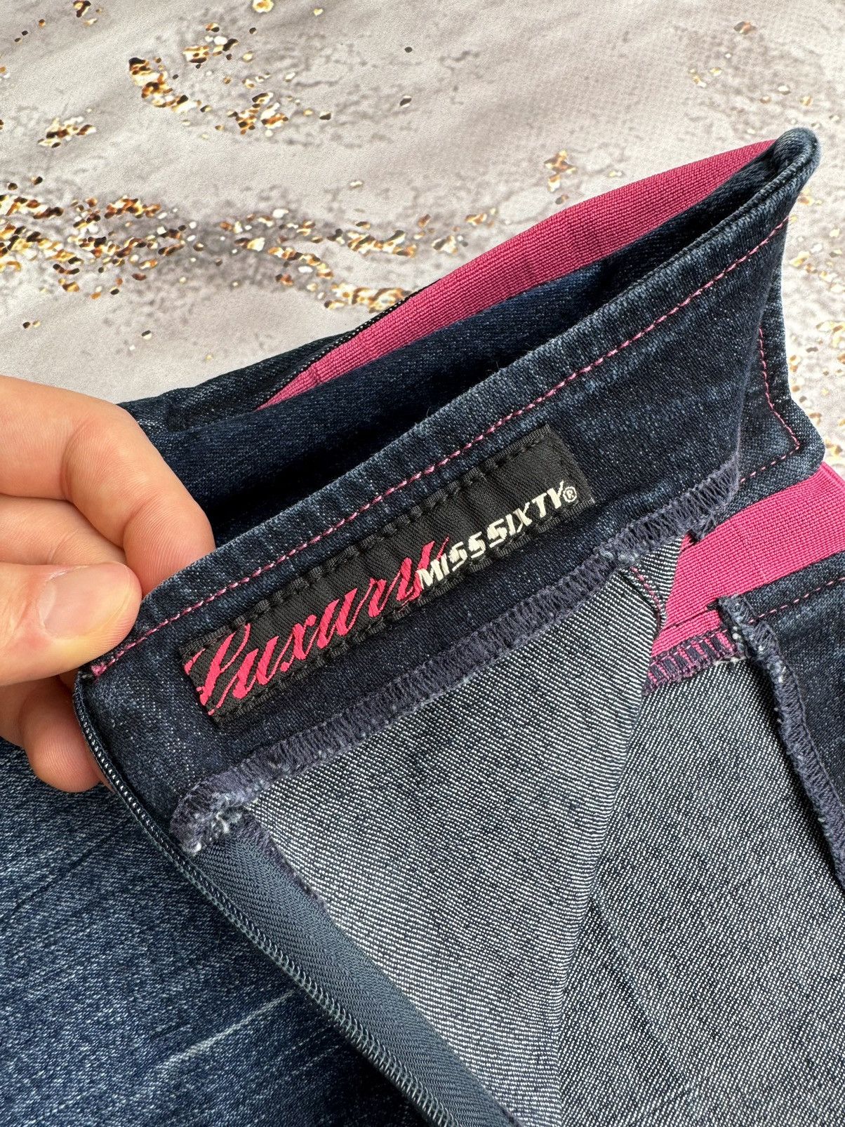 Miss Sixty × Vintage Miss Sixty Luxury Amazing Denim Mini Skirt Size 26" / US 2 / IT 38 - 9 Thumbnail