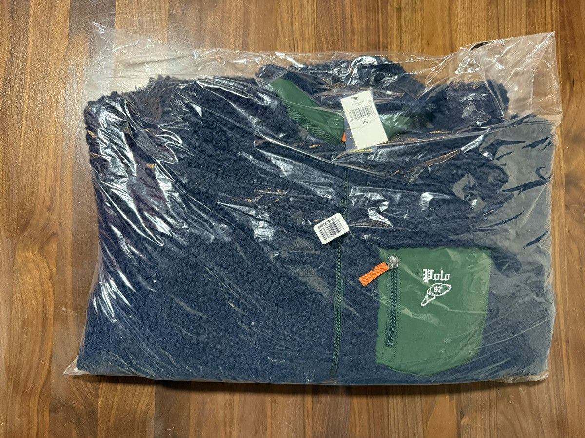 Polo Ralph Lauren Polo Ralph Lauren Winged Foot Logo Pile Fleece Jacket Sz XL Size US XL / EU 56 / 4 - 7 Thumbnail