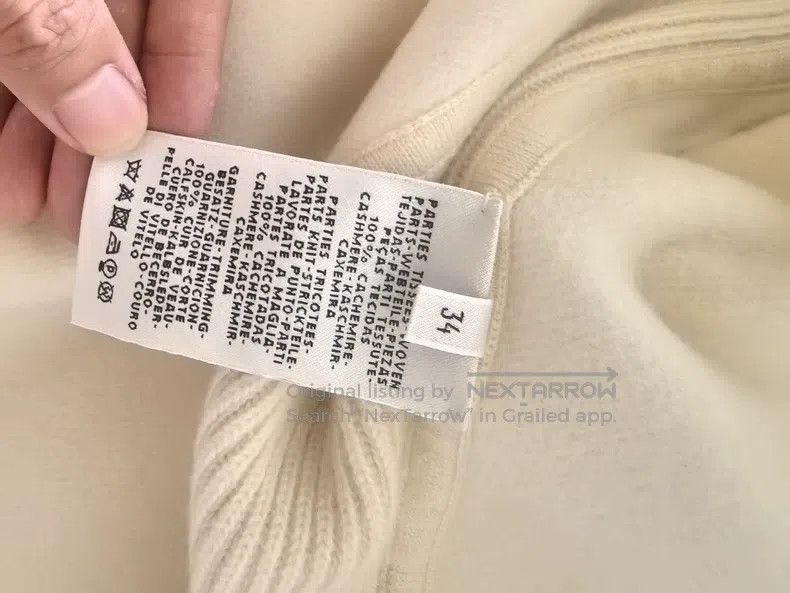 Hermes Hermes Cashmere Coat, Loose Fit Size XXS / US 00 / IT 34 - 7 Thumbnail