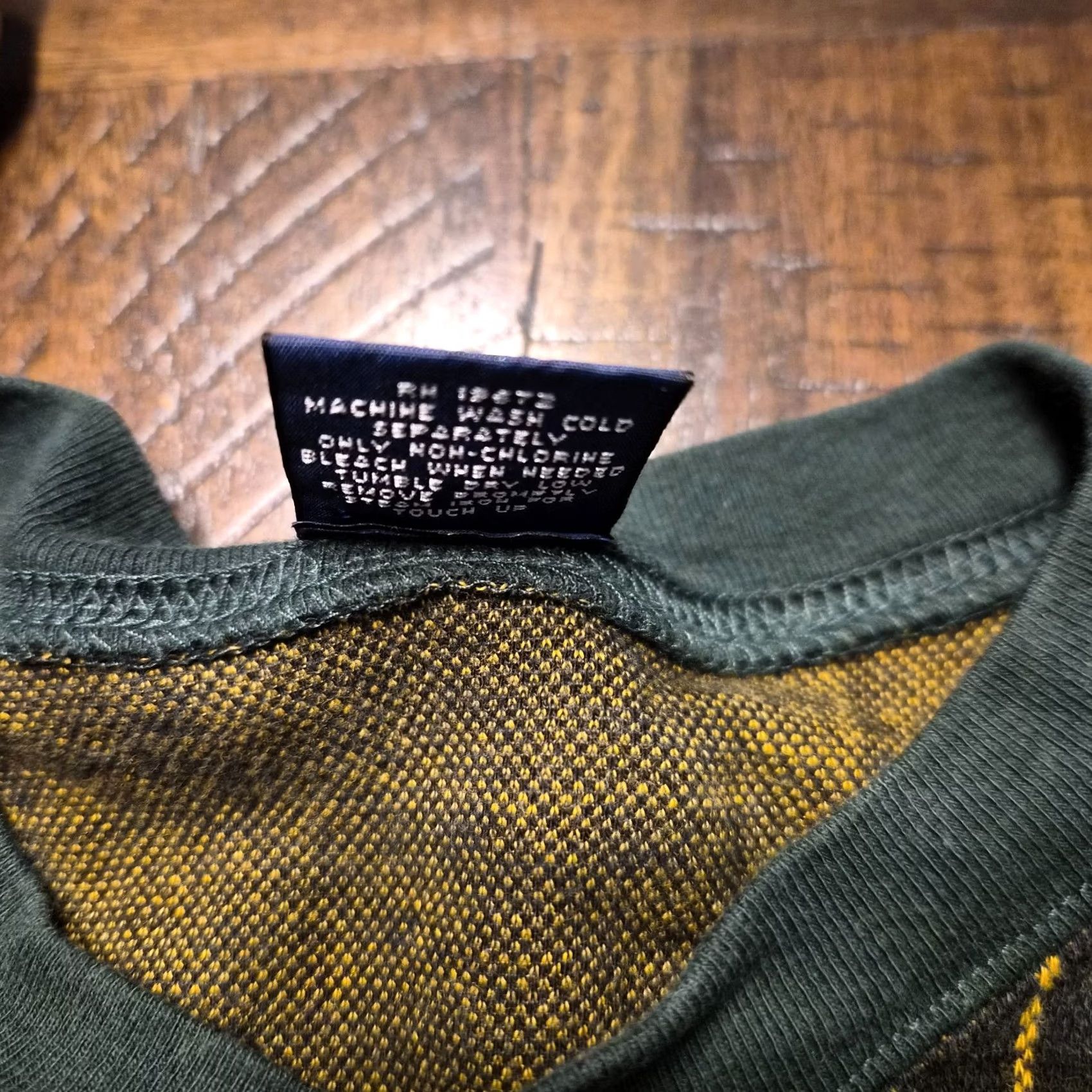 Polo Ralph Lauren VINTAGE Polo Ralph Lauren Mens Henley Tartan Plaid Size XL Long Sleeve 1990s Size US XL / EU 56 / 4 - 4 Thumbnail