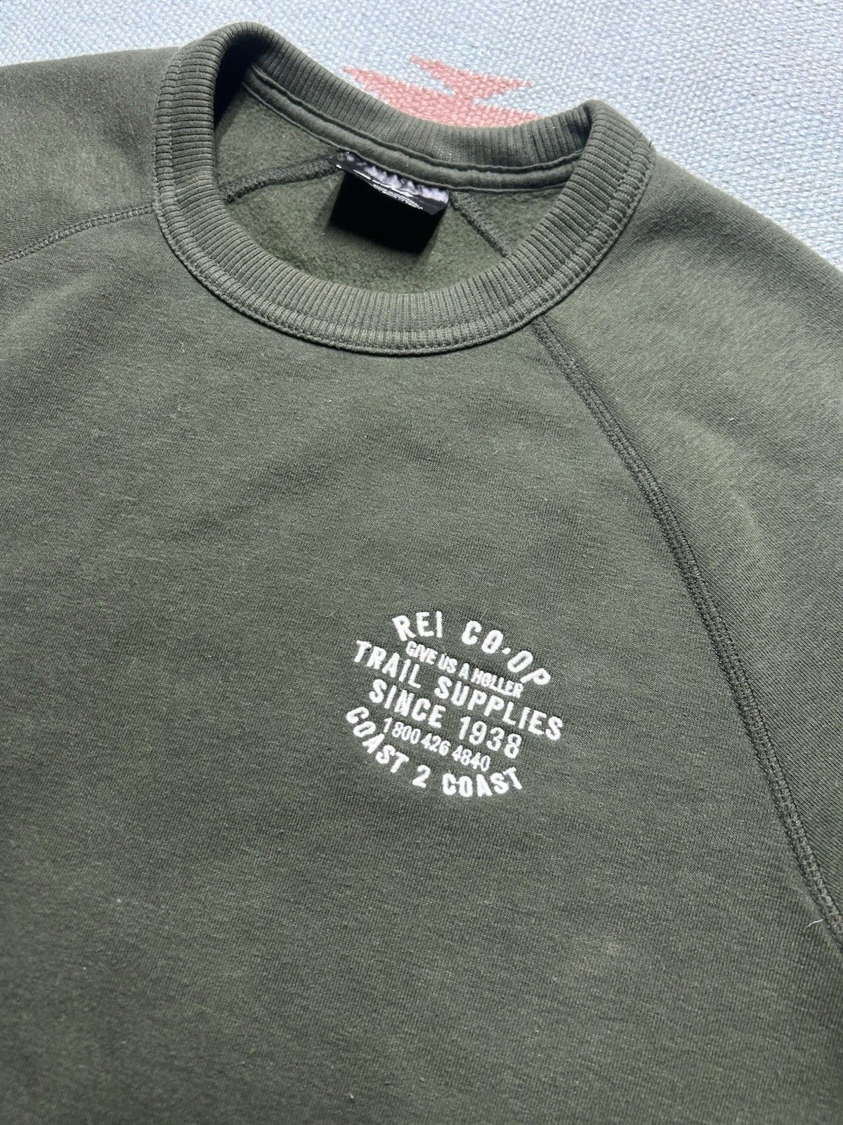 Rei REI Co-Op sweatshirt embroidered hiking outdoor forest Small Size US S / EU 44-46 / 1 - 3 Thumbnail