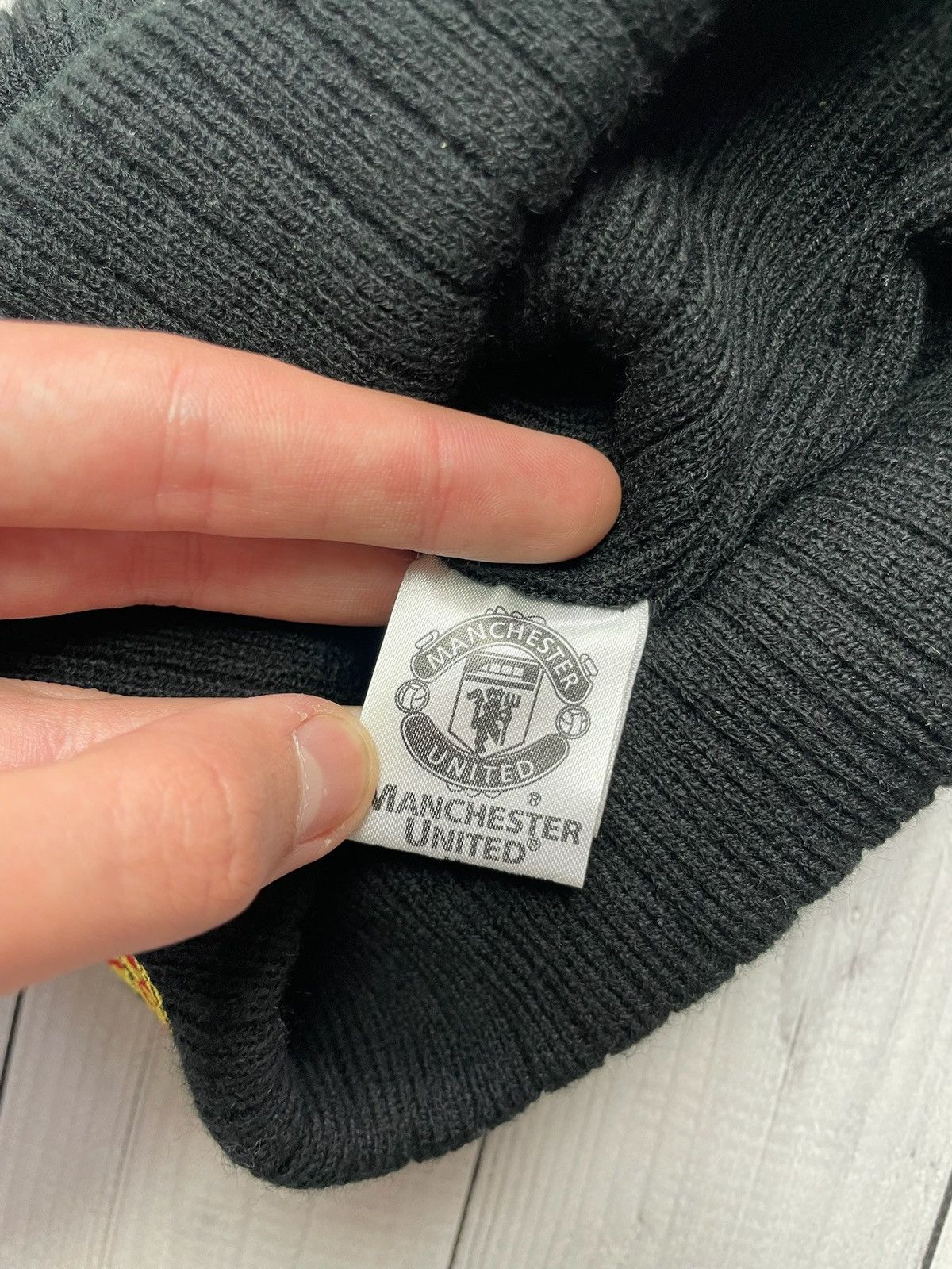 Vintage Vintage Manchester United soccer hat logo black Size ONE SIZE - 3 Thumbnail