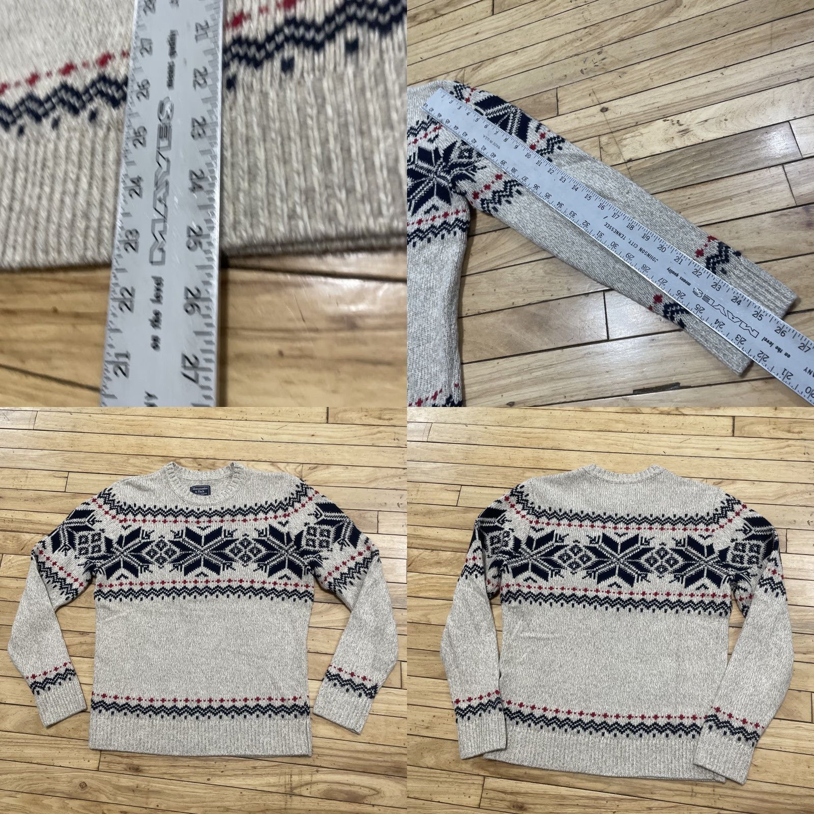 Abercrombie & Fitch VINTAGE Abercrombie & Fitch Fisherman Core Nordic Fair Isle Knit Sweater Mens M Size US M / EU 48-50 / 2 - 8 Thumbnail