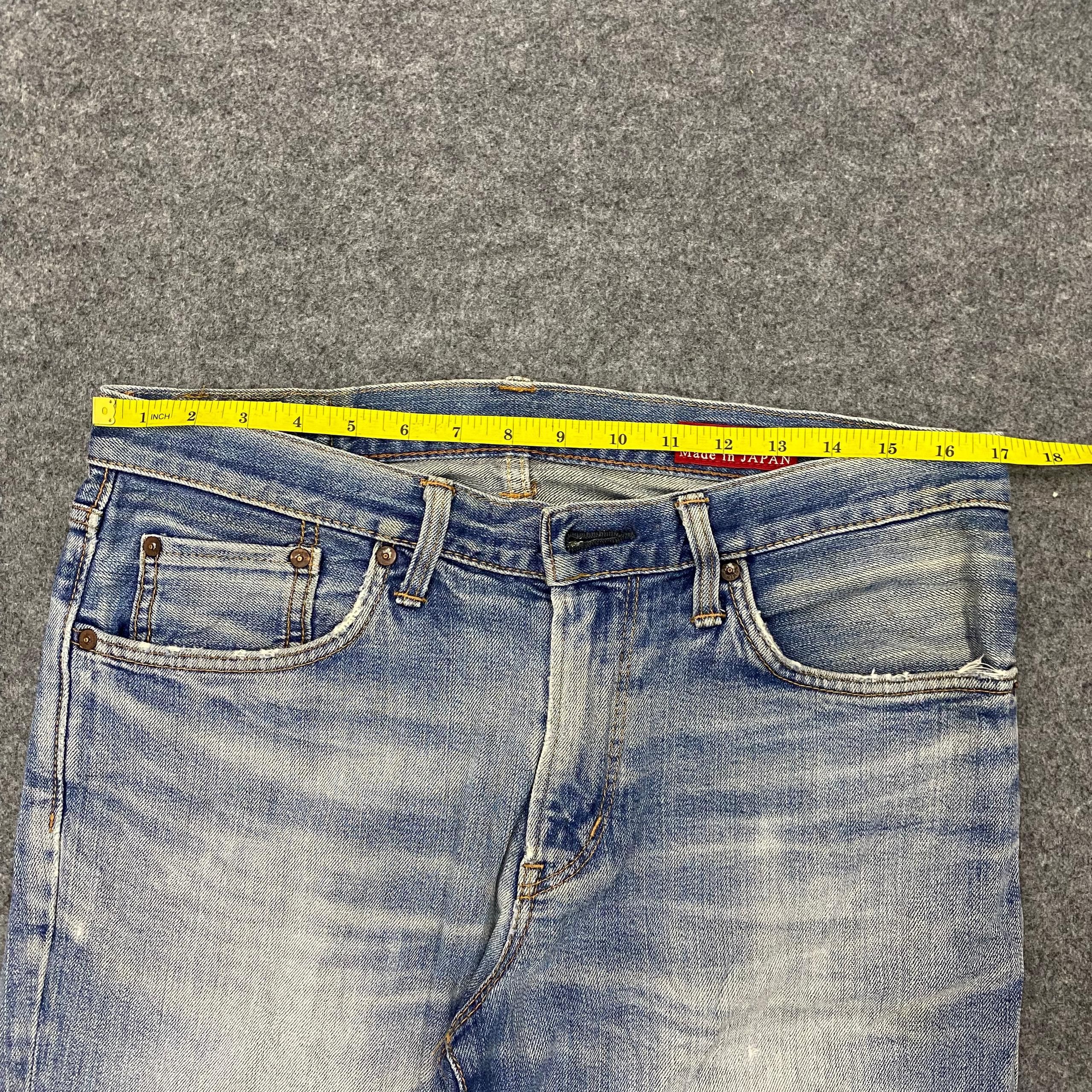 Edwin 💥Best Offer💥Vintage Edwin E503R Distressed Denim Size US 34 / EU 50 - 4 Thumbnail