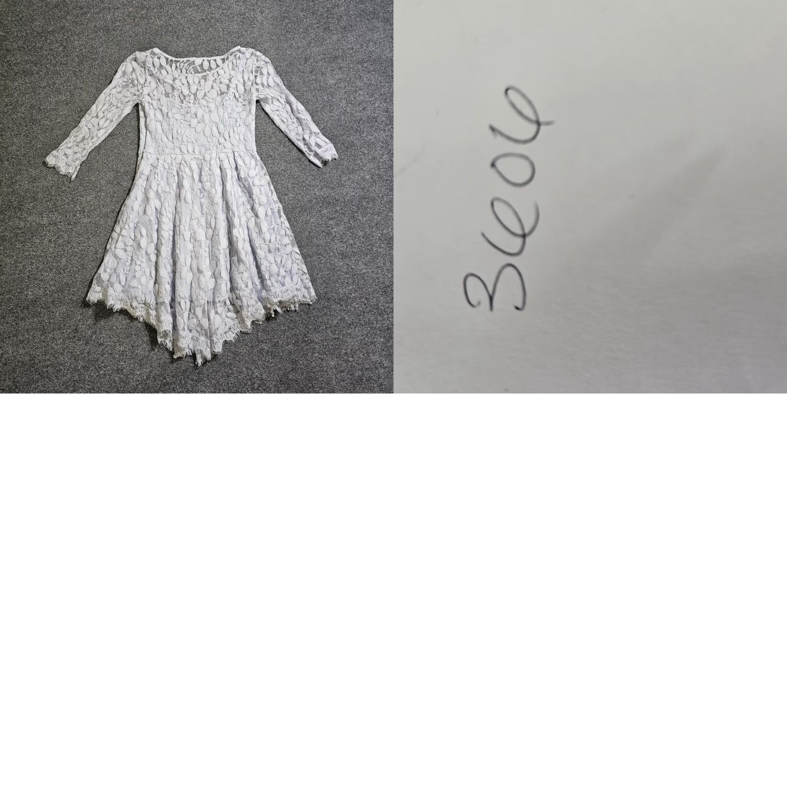 Free People Dress Womens 4 Blue Lace A-Line 3/4 Sleeve Sheer Classic  Cocktail Dress - www.airyfairycupcakes.com